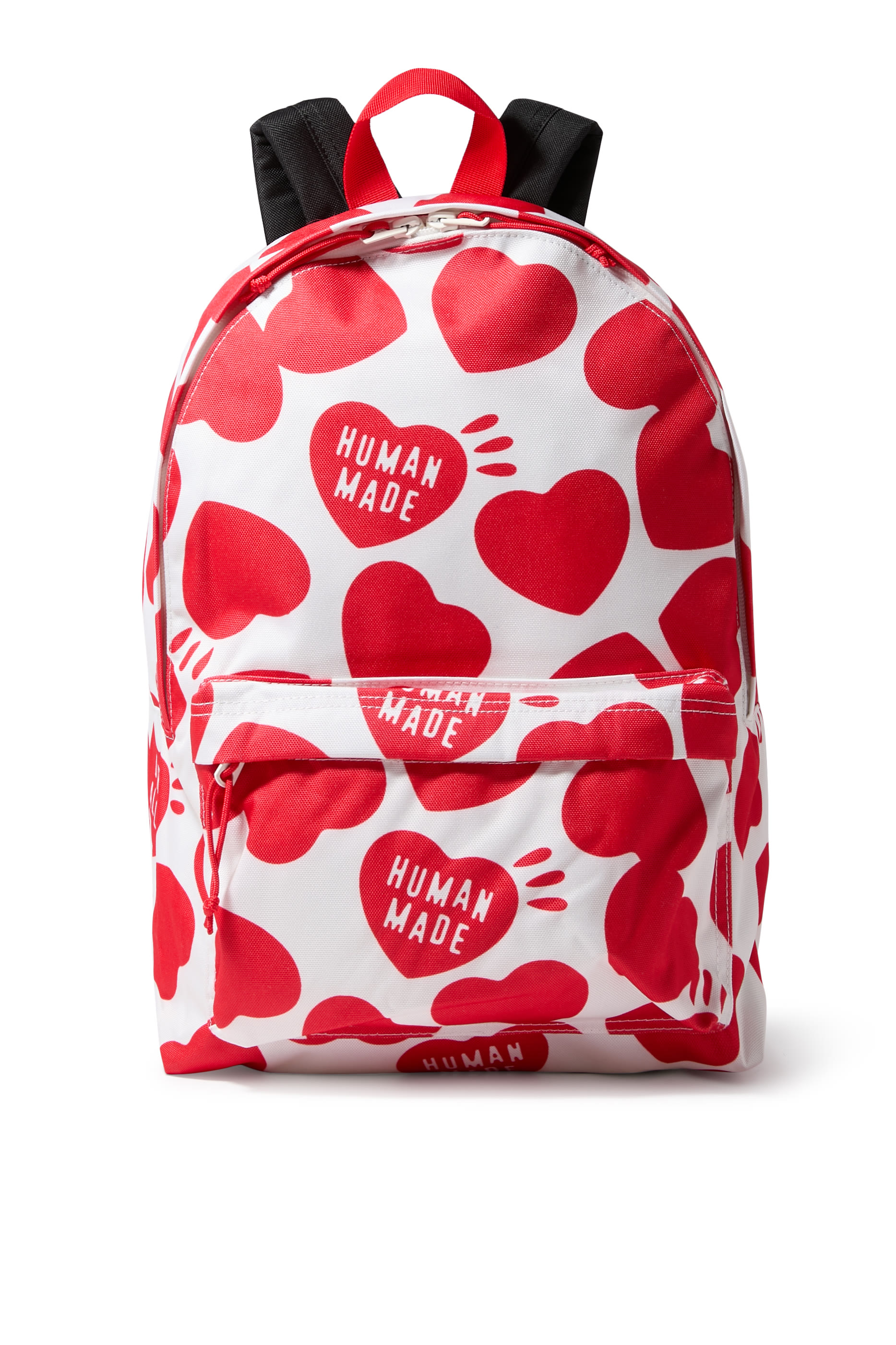 حقيبة ظهر بنقشة قلوب