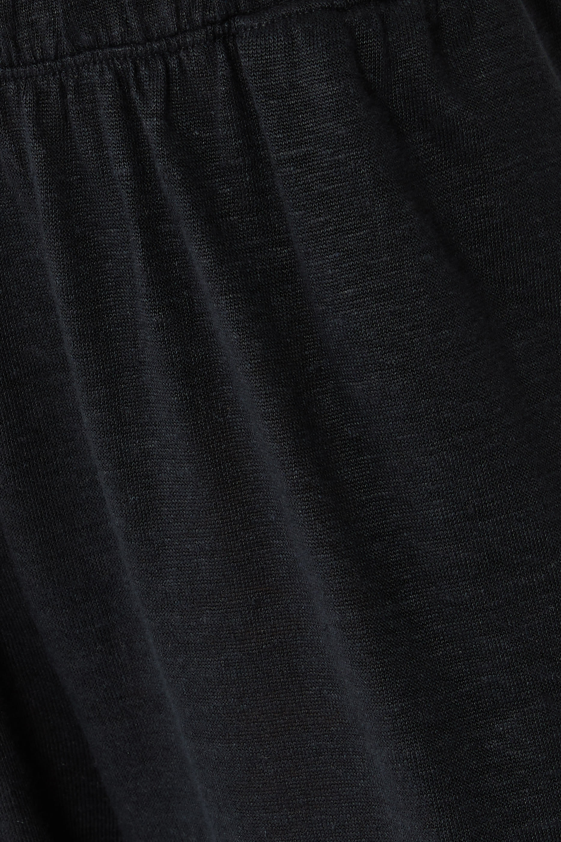 بنطال بخصر مرتفع نسيج كتان عضوي