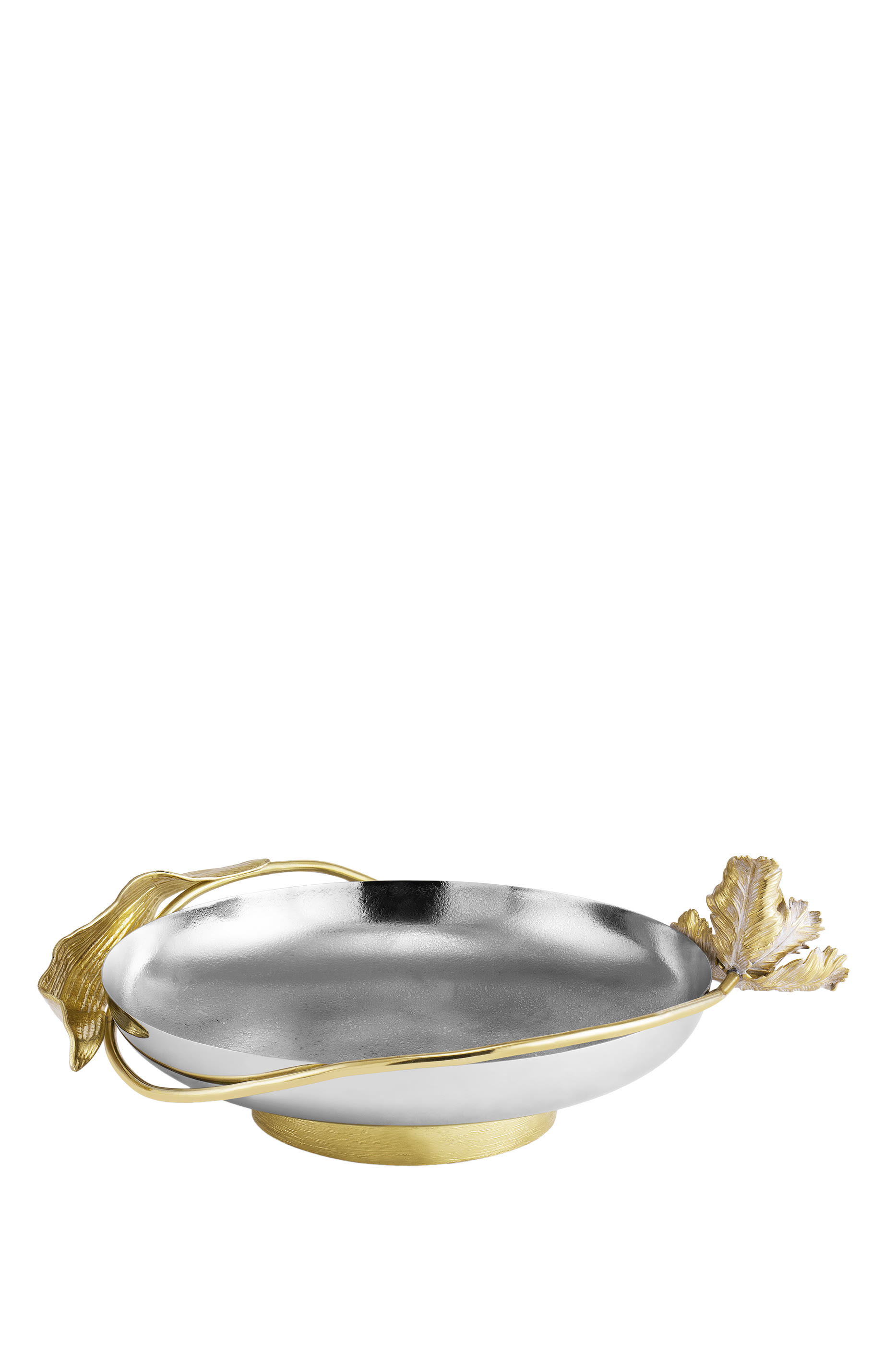 طبق تقديم بقاعدة مزين بزهرة توليب متوسط الحجم