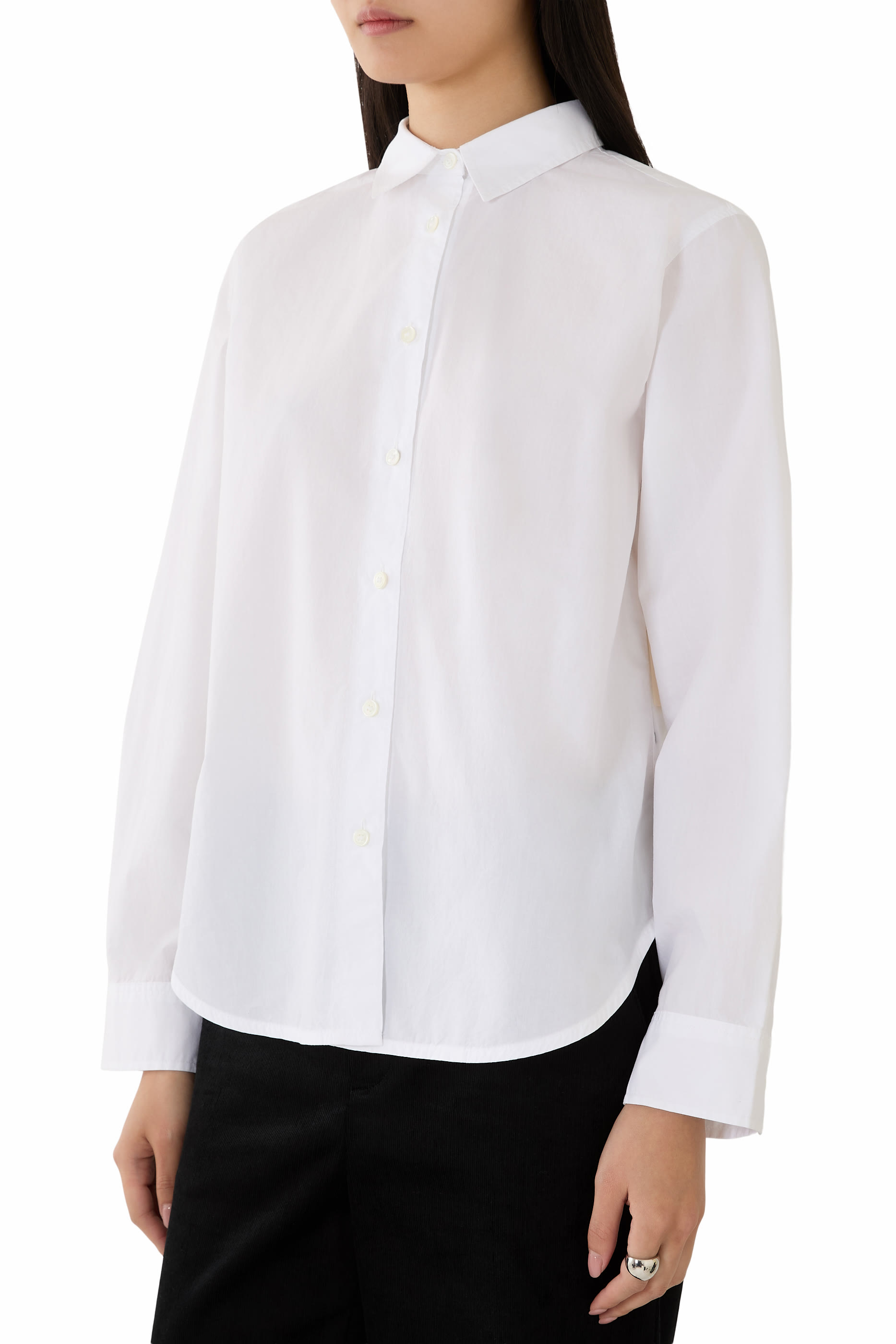 قميص أفني بقصة ضيقة 