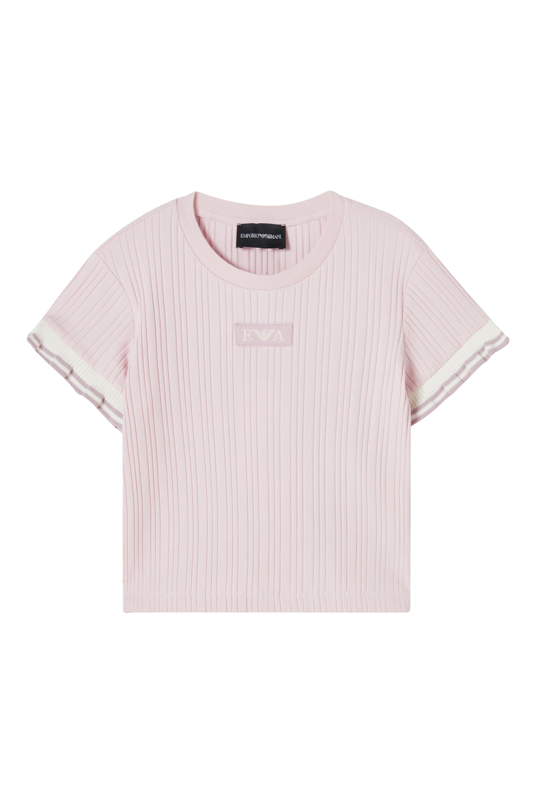 سترة نسيج مضلع بشعار الماركة للأطفال