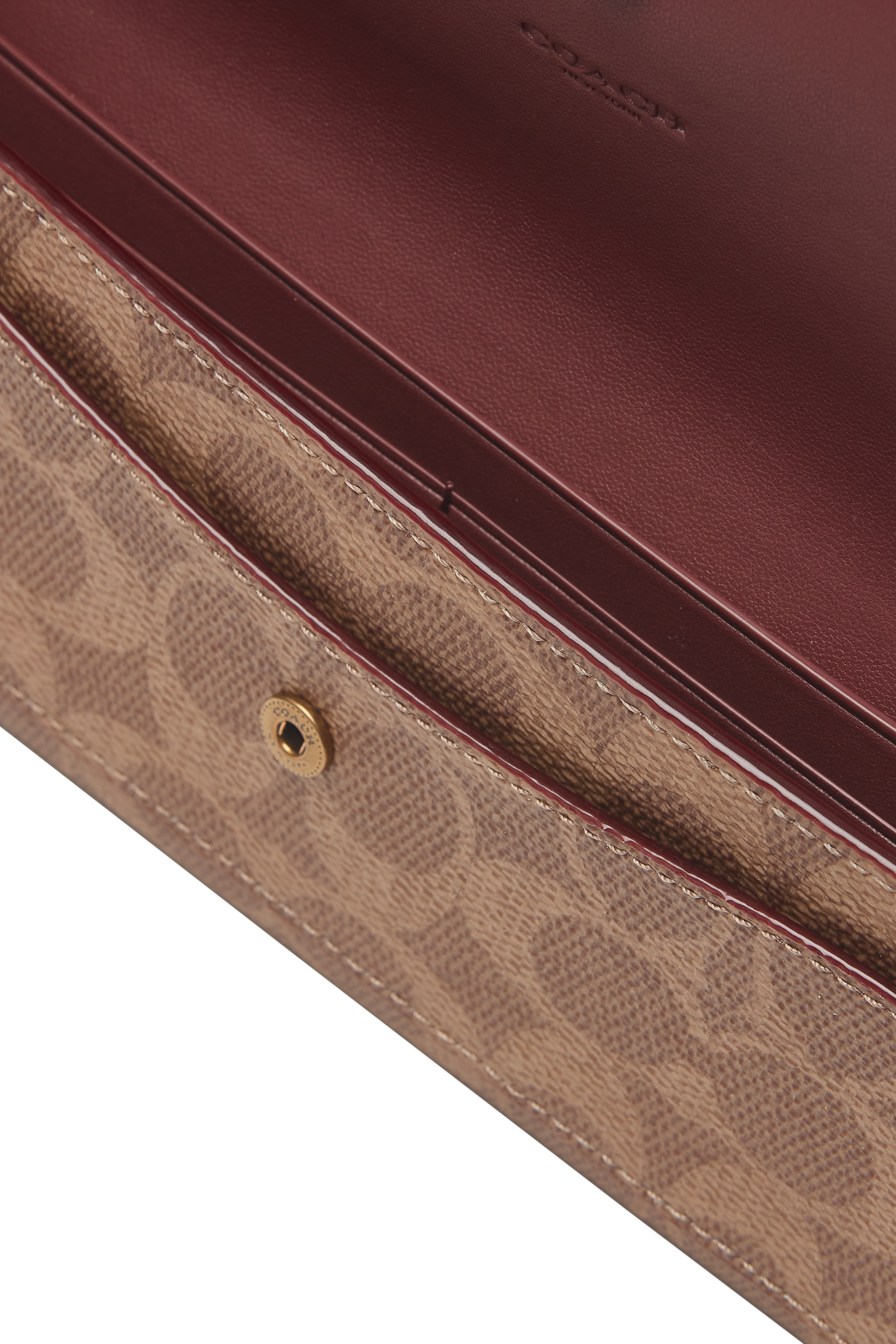 محفظة ايسنشال مستطيلة قماش قنب بشعار الماركة