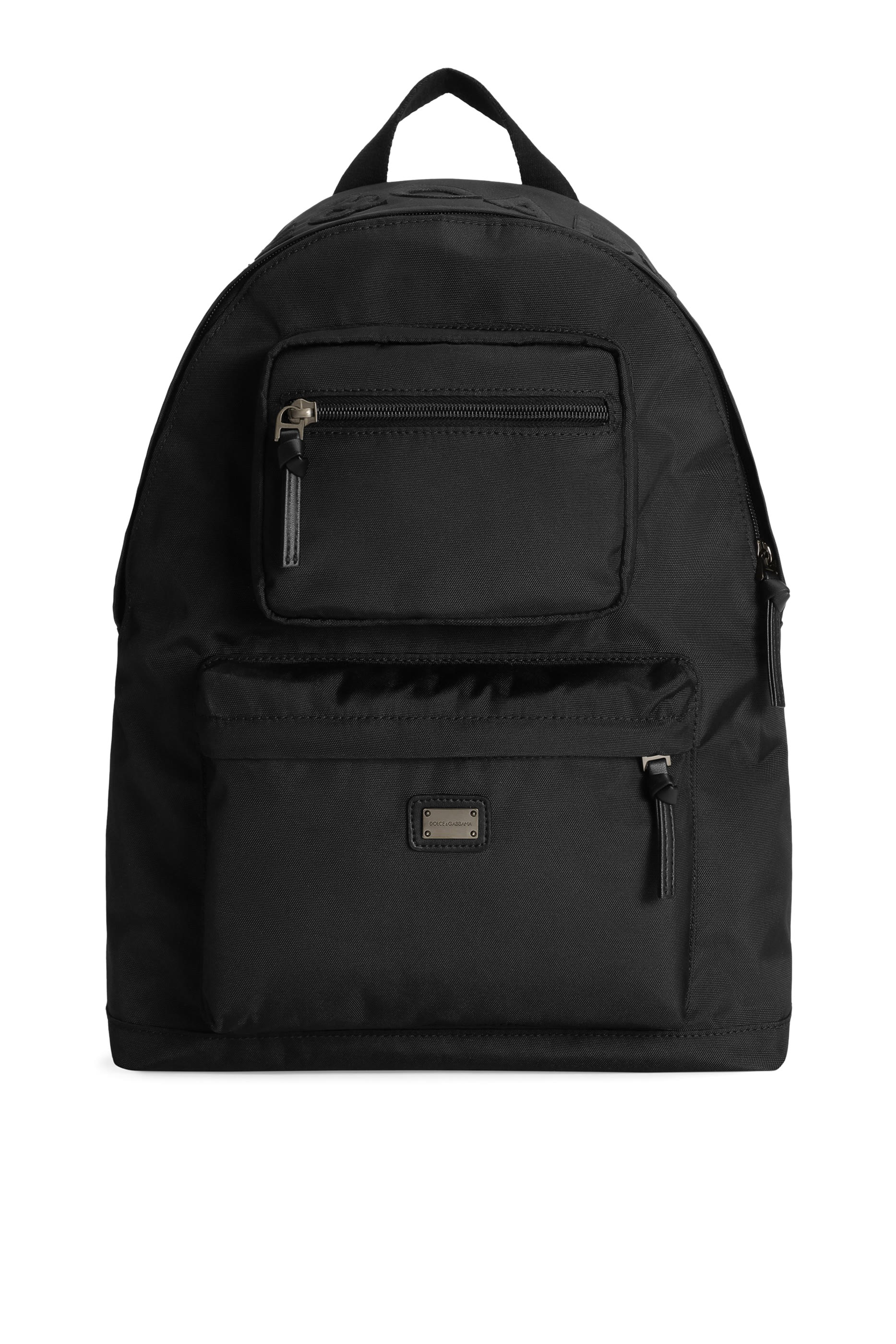 حقيبة ظهر بسحاب وشعار الماركة المطرز للأطفال