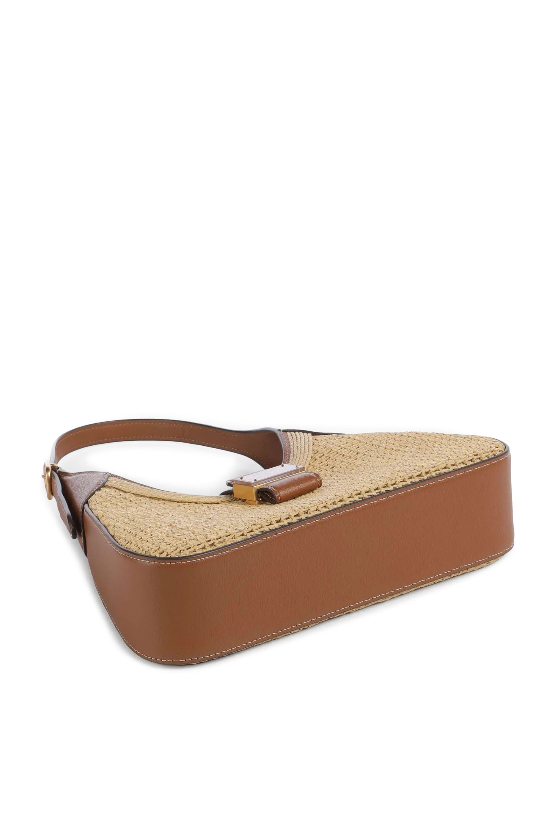 حقيبة كتف نوفو صغيرة قش