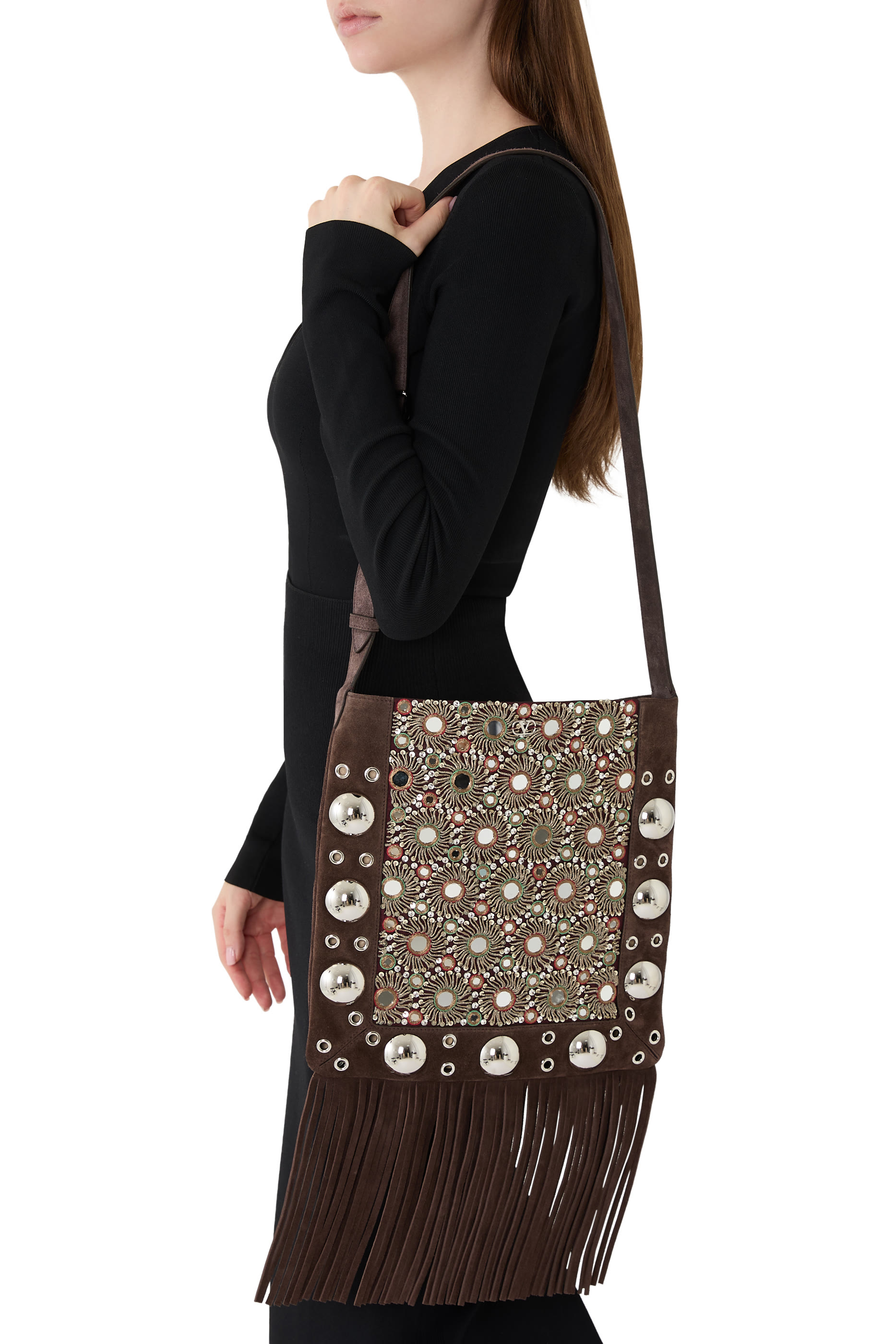 حقيبة كتف نيلكوت بتطريز