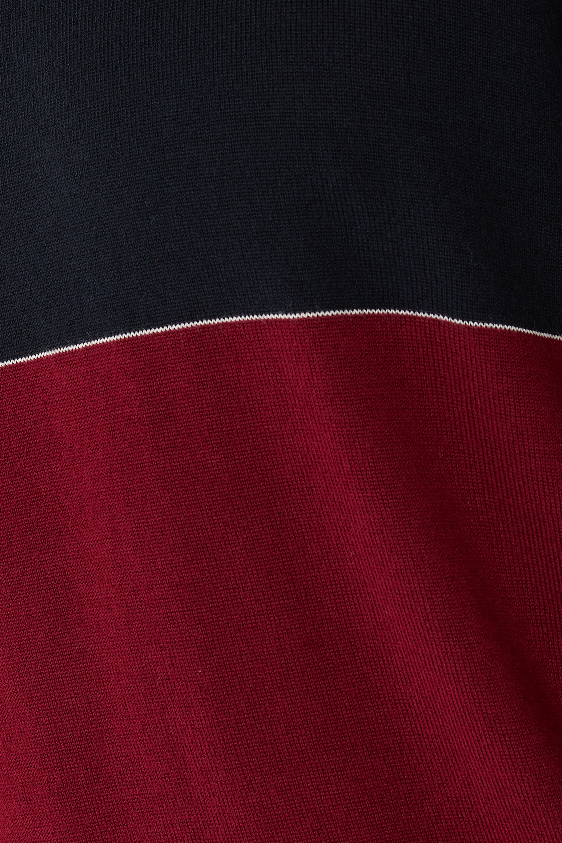 Round Neck Color Block Sweater