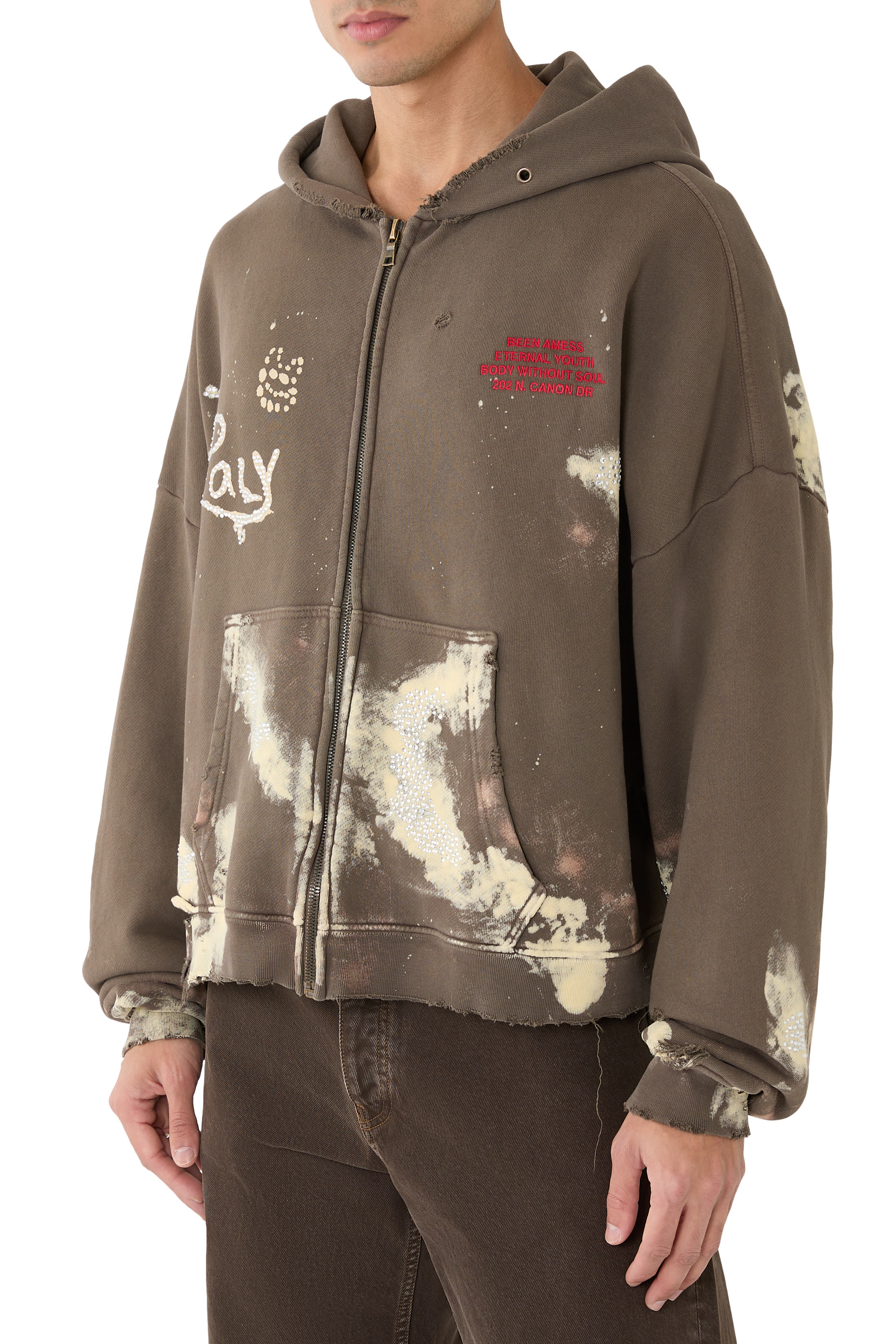 سويت شيرت بين أميس بغطاء للرأس