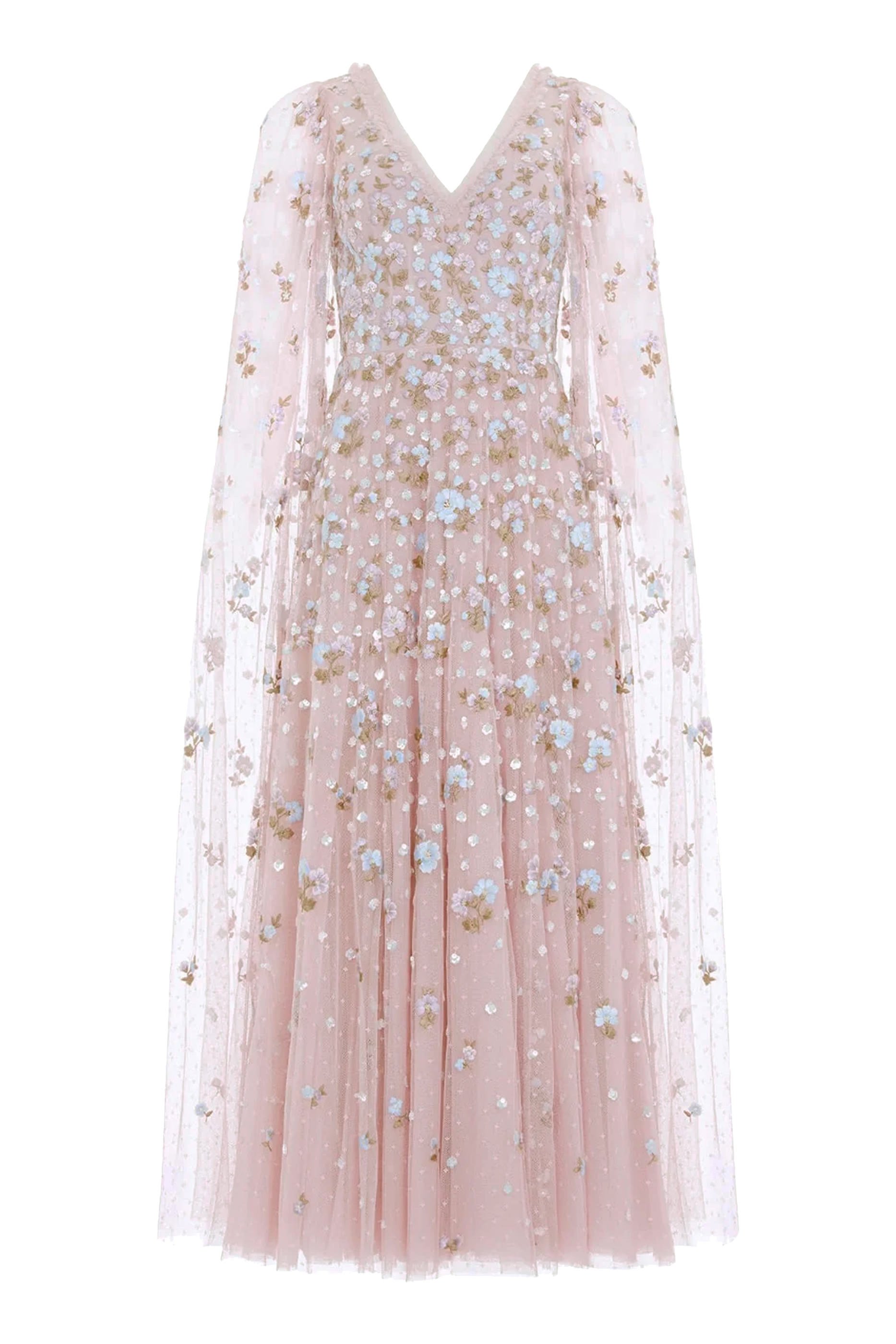 فستان سهرة داهليا بطول الكاحل null