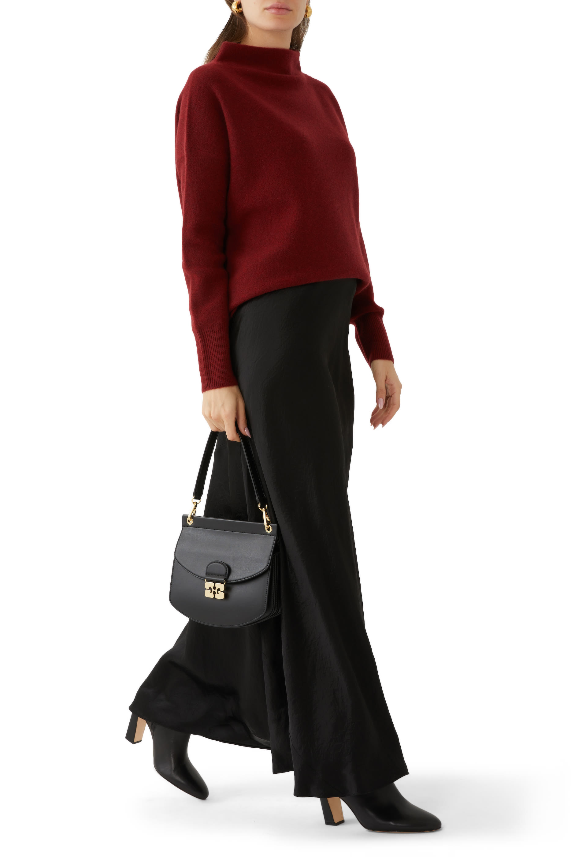 تنورة طويلة ساتان