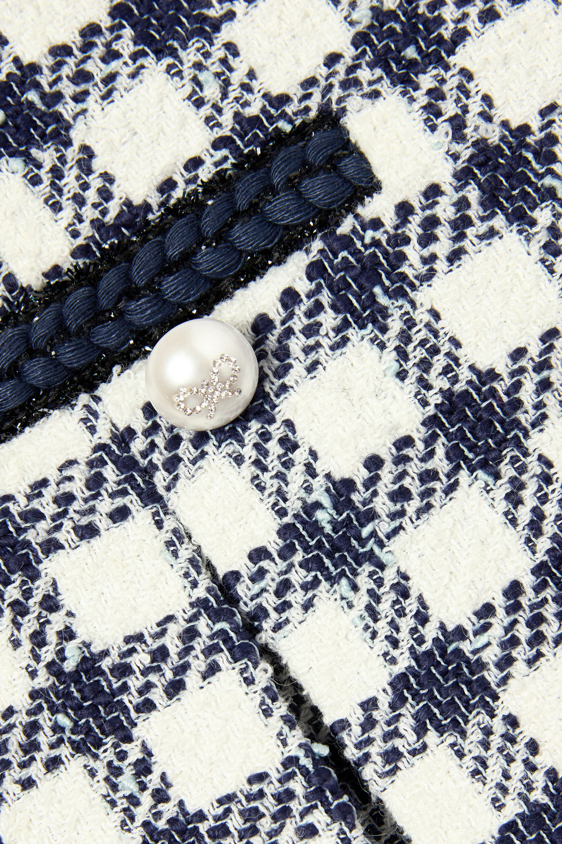 تنورة بوكليه بنقشة مربعات للأطفال