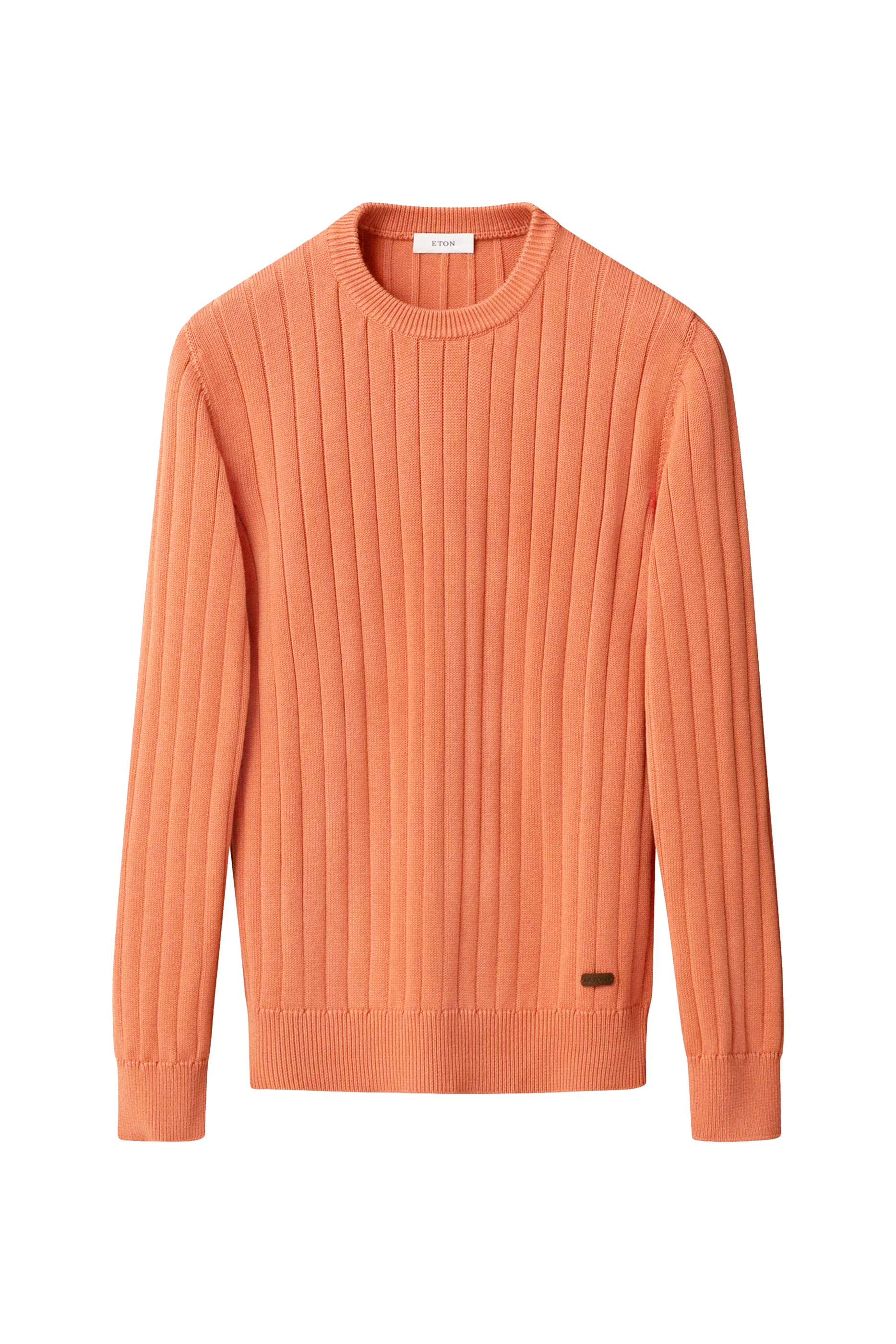 كنزة بياقة ضيقة نسيج مضلع