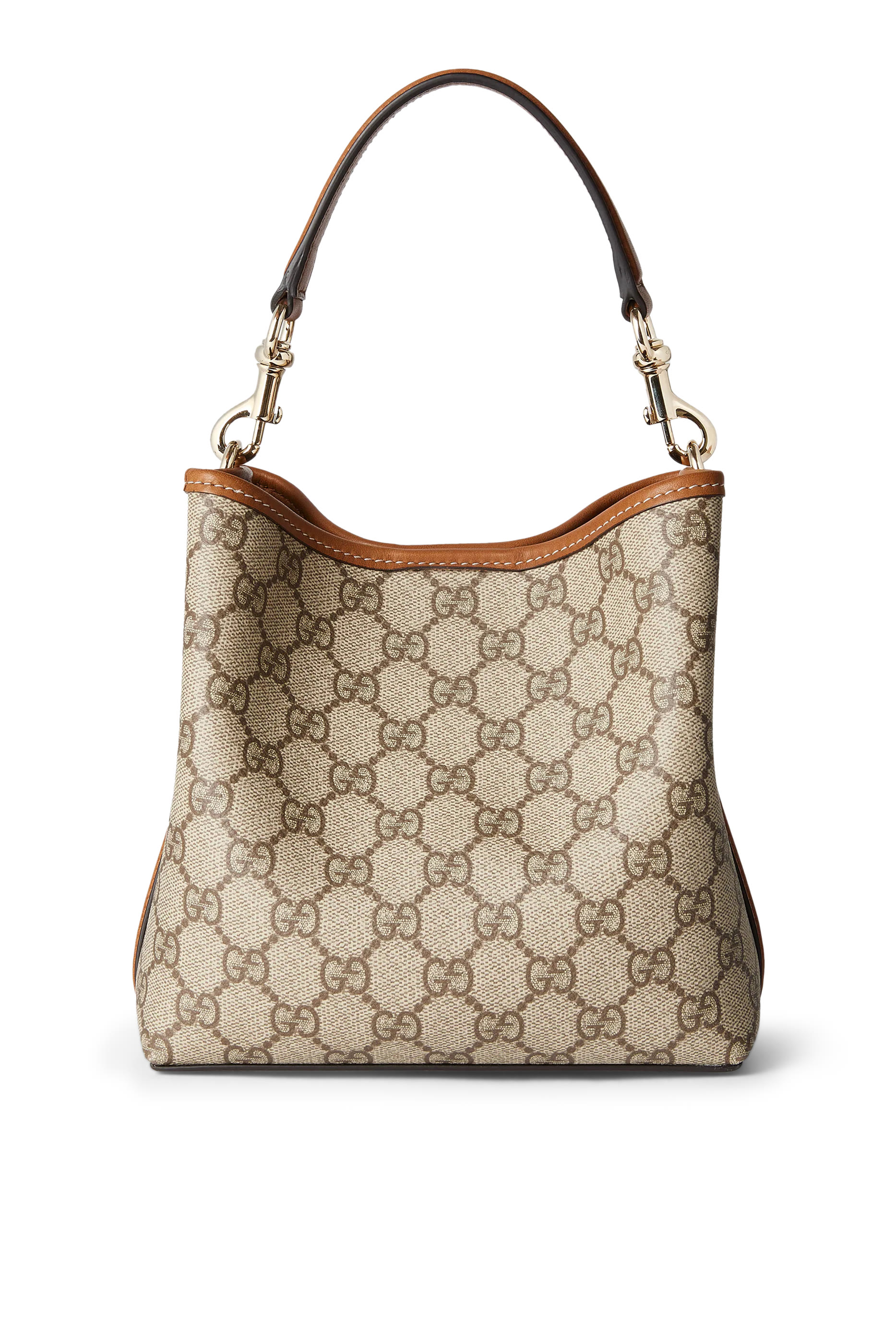 حقيبة باكيت صغيرة بنقشة حرفي شعار الماركة