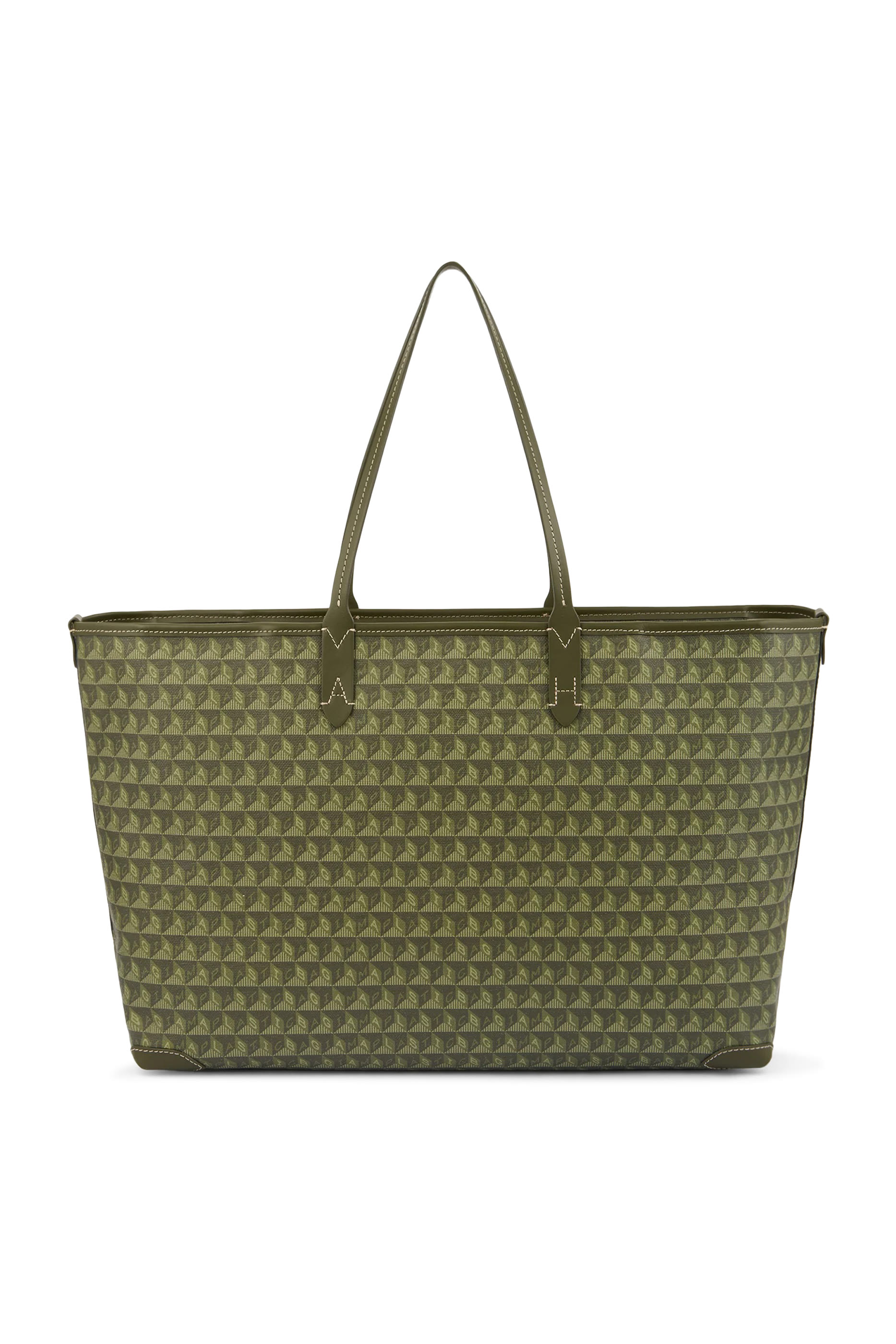 حقيبة يد اي ام ايه بلاستيك باج بسحاب ونقشة null