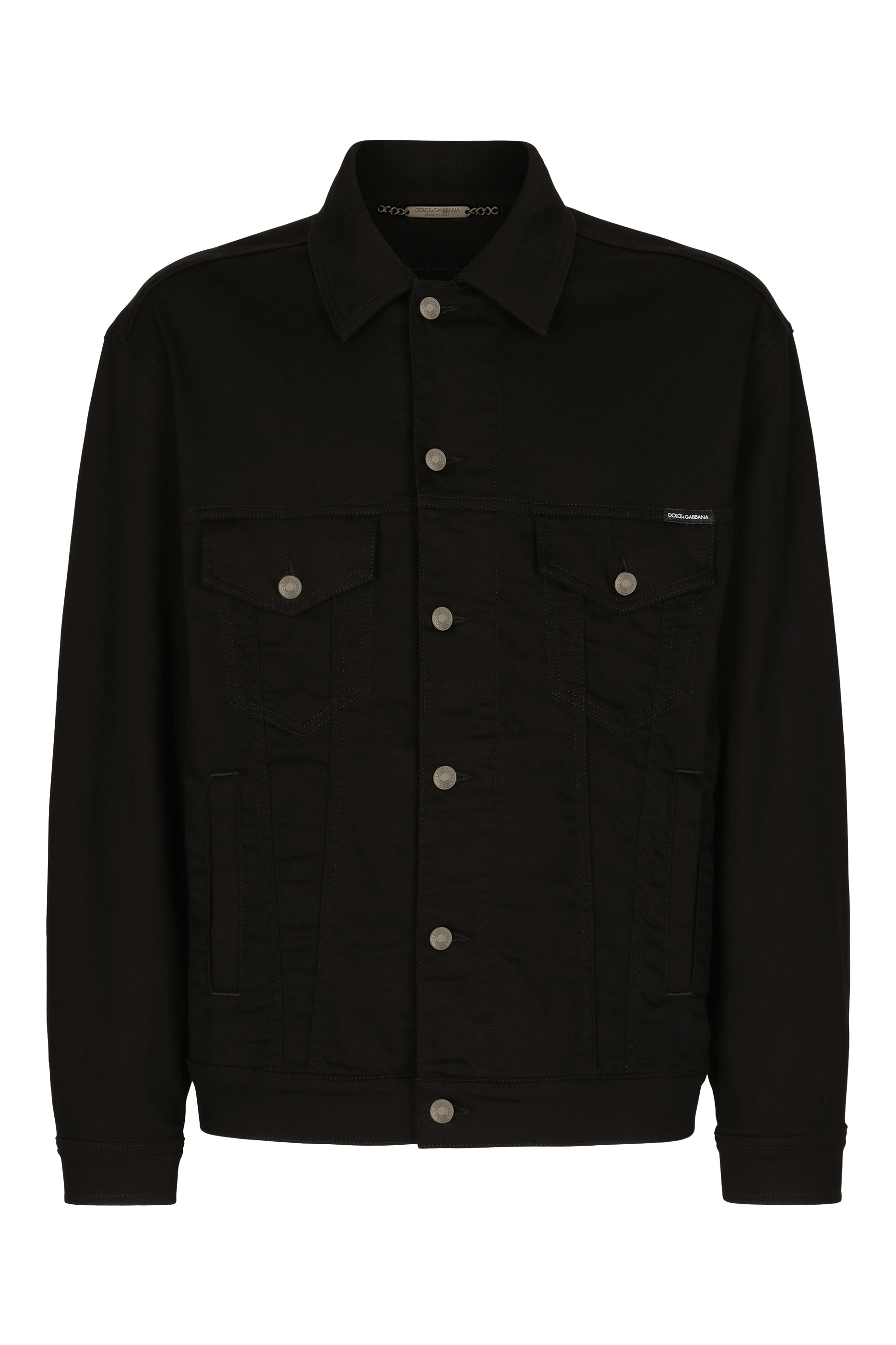 جاكيت دنيم مطاطي