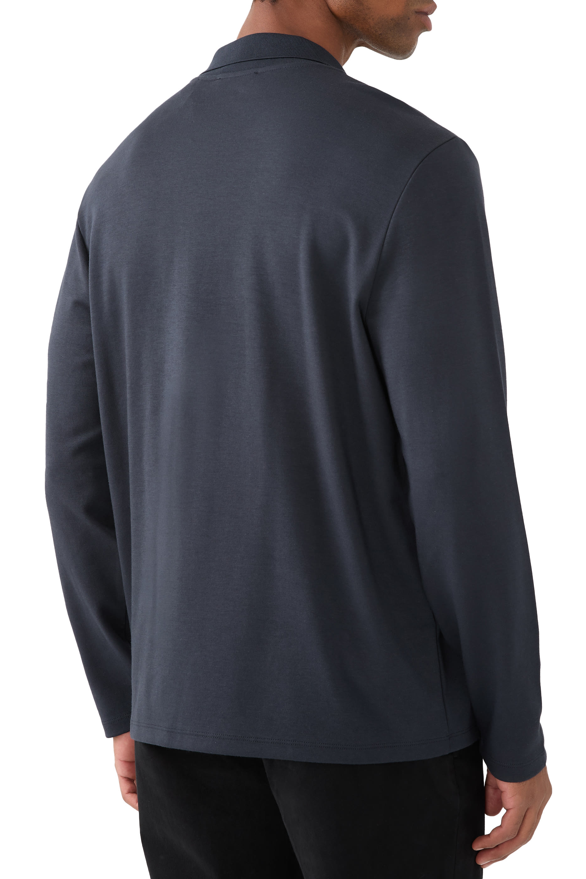 قميص ميلانو بياقة جوني مزيج قطن بيما