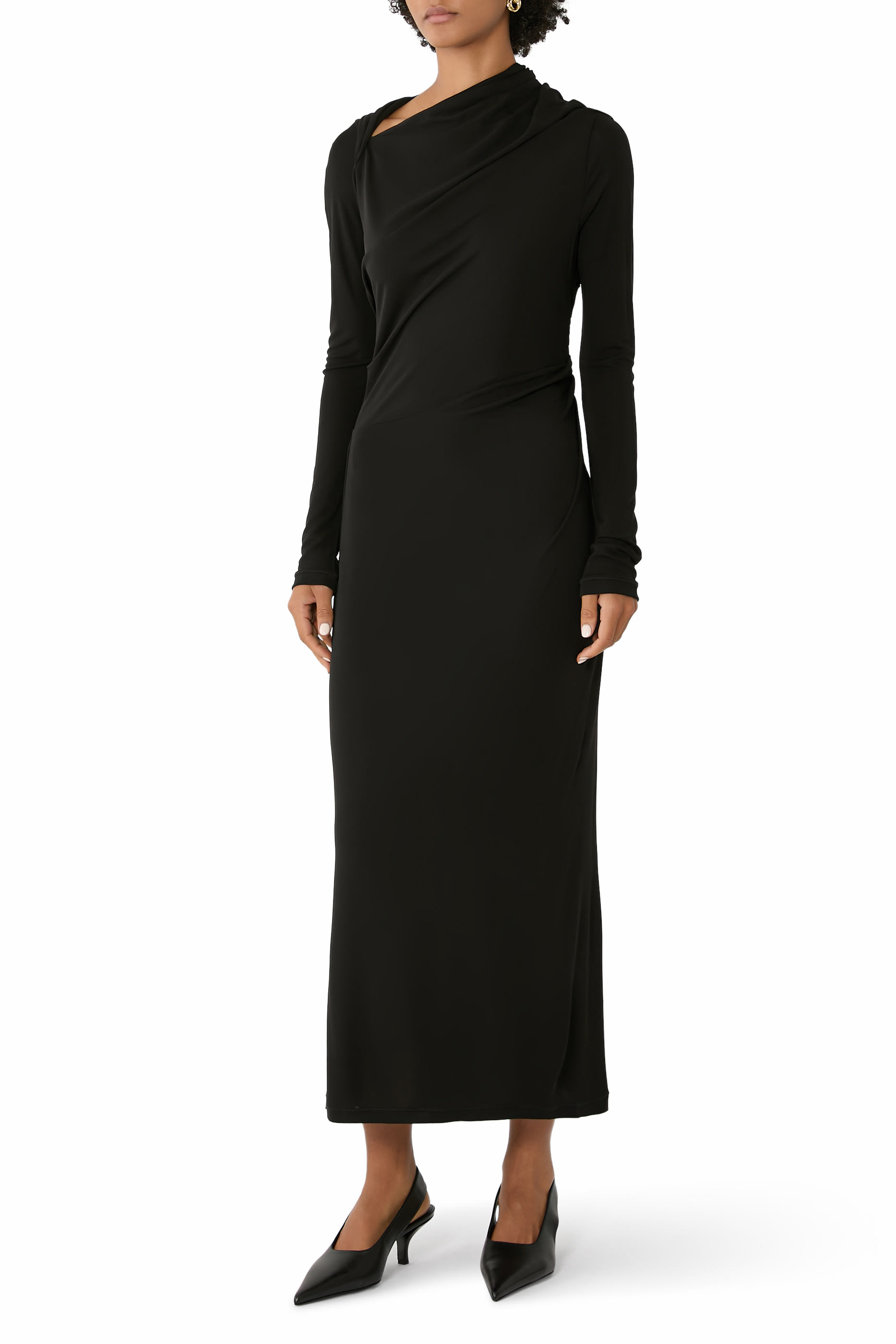 فستان ماي بأكمام طويلة