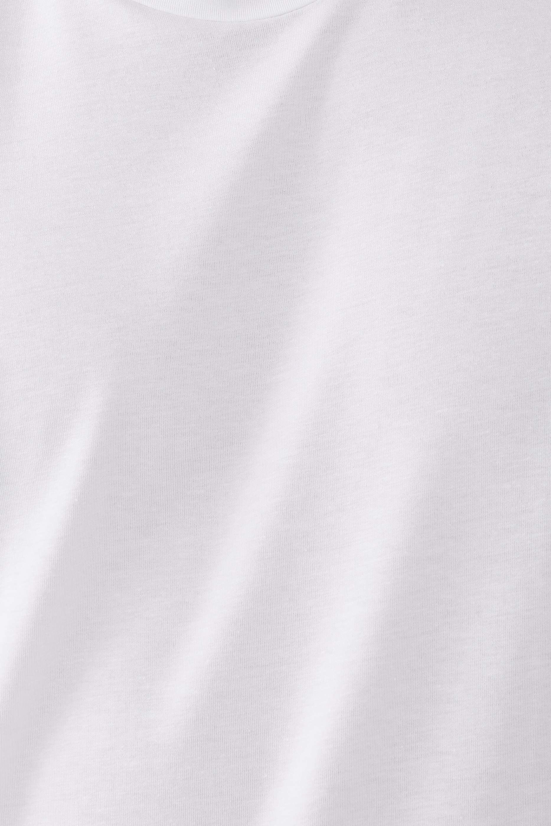 تيشيرت بياقة ضيقة قطن مودال