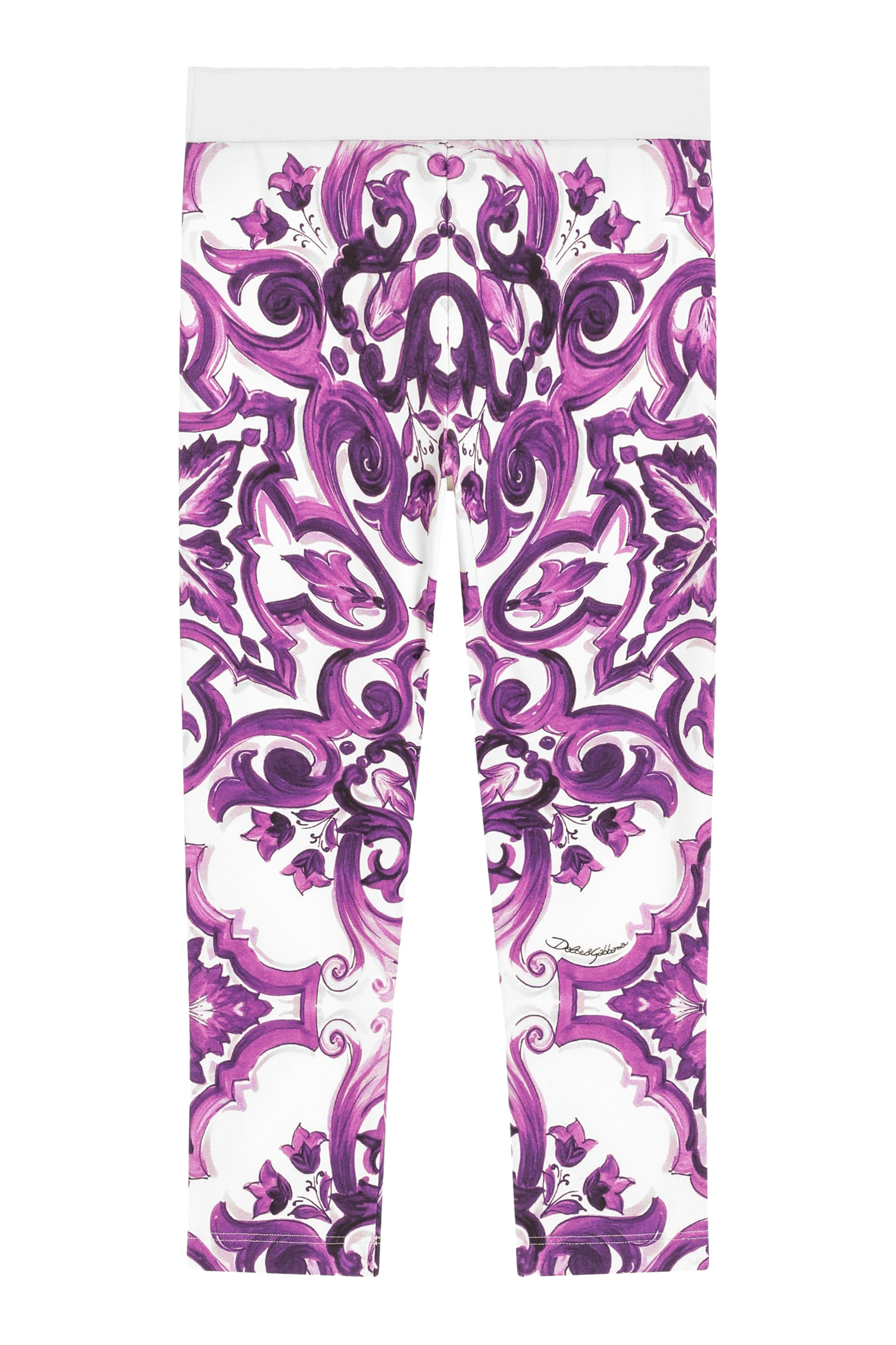 ليغينغز بطبعة مايوليكا متداخلة للأطفال