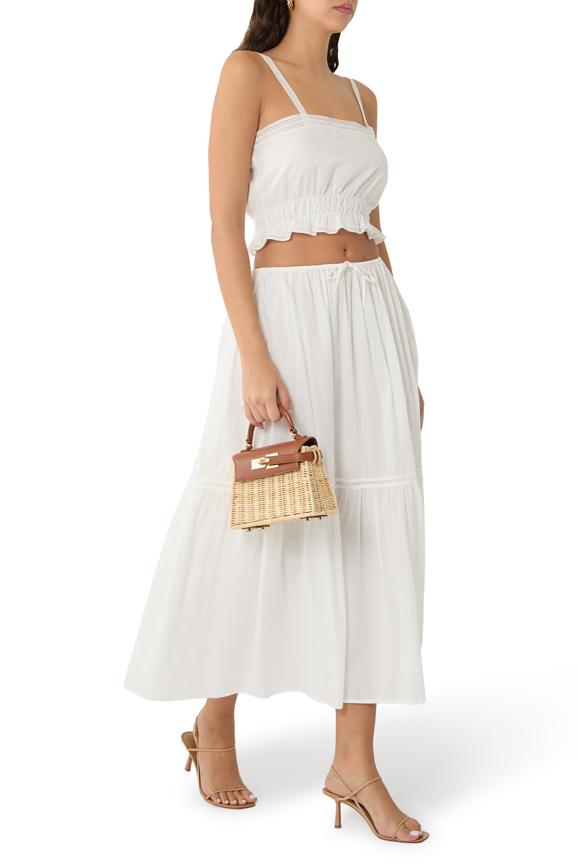 تنورة فينتا متوسطة الطول