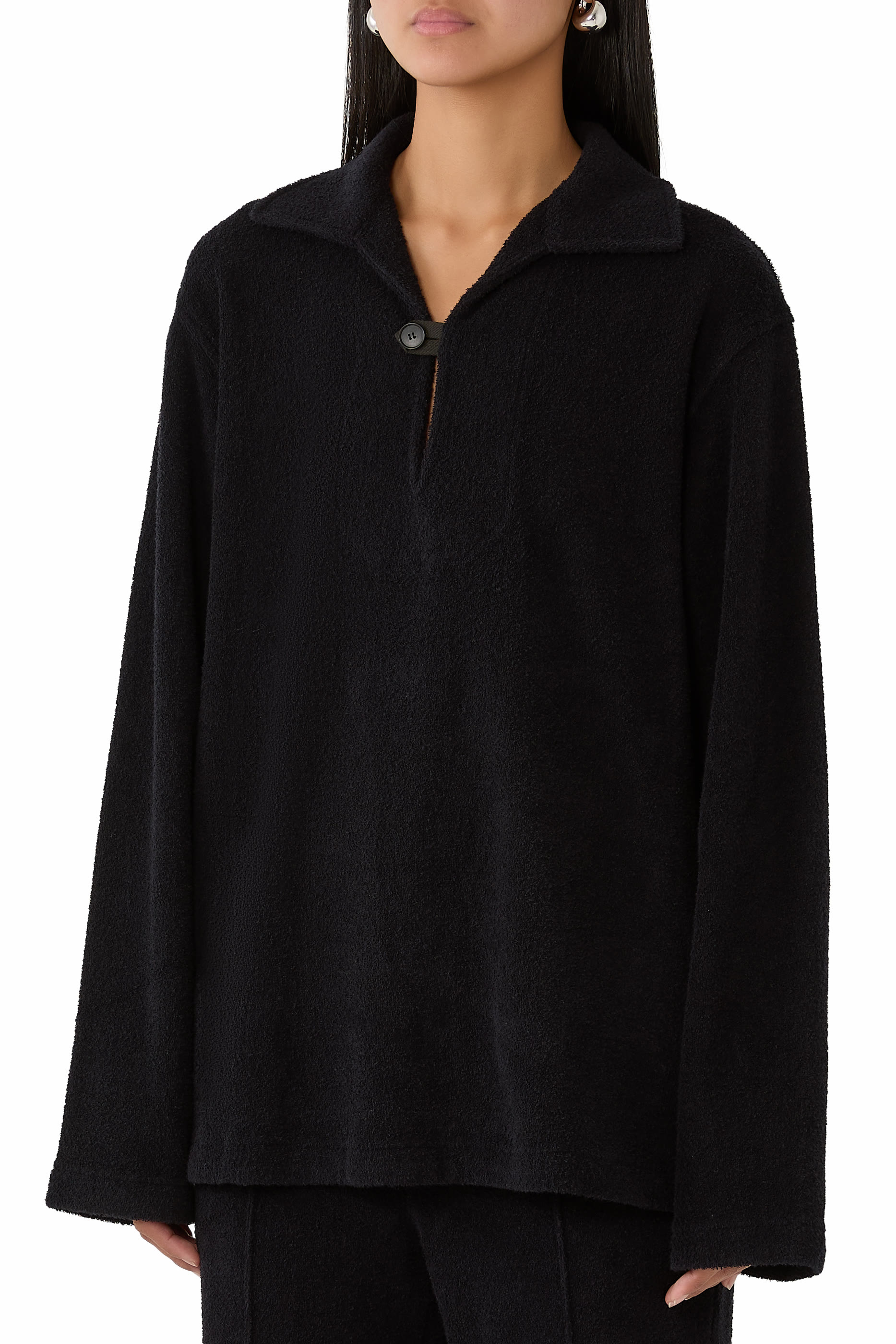 قميص بتصميم سترة بايل قطن ونايلون