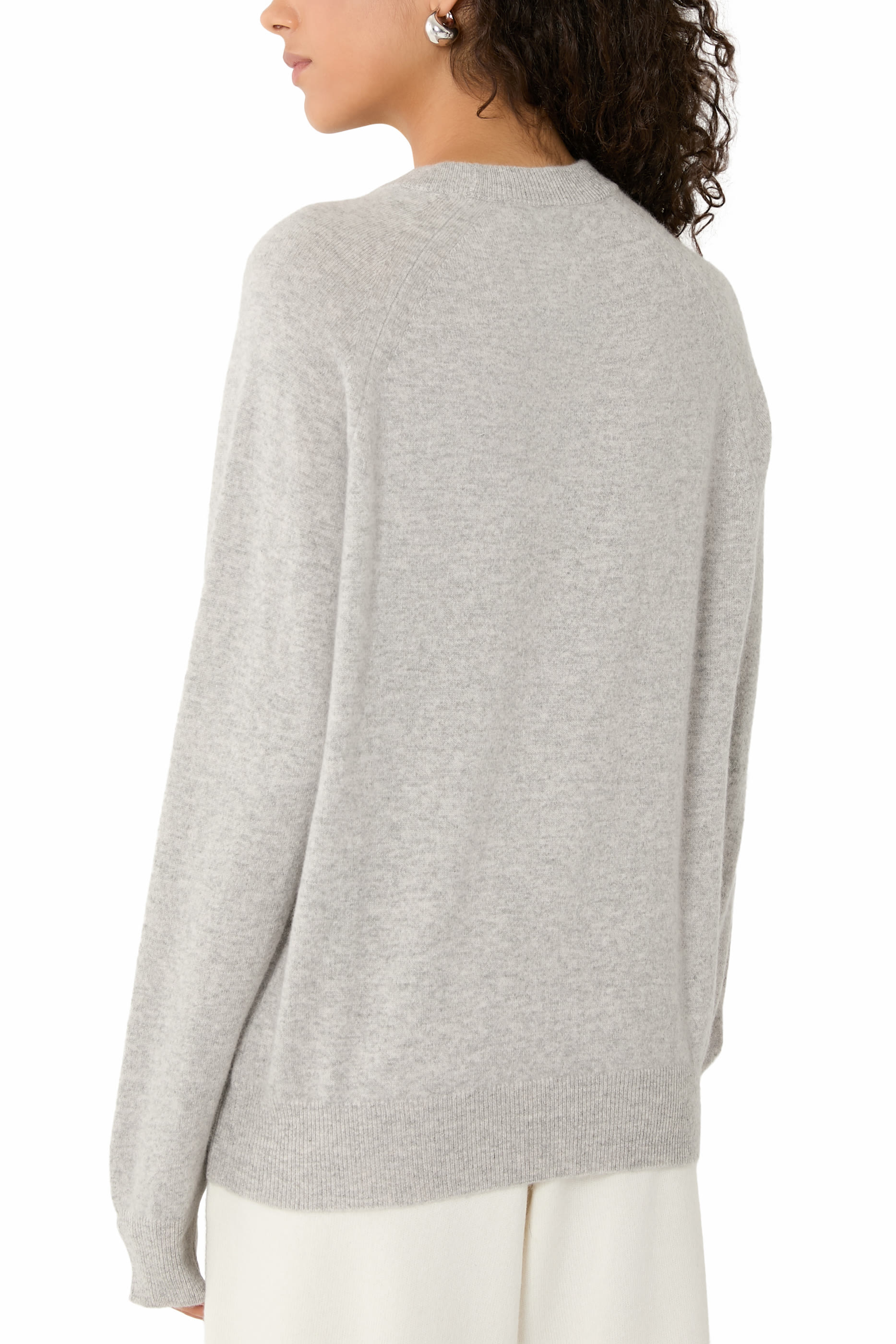 كنزة مورتيز منسوج بياقة ضيقة