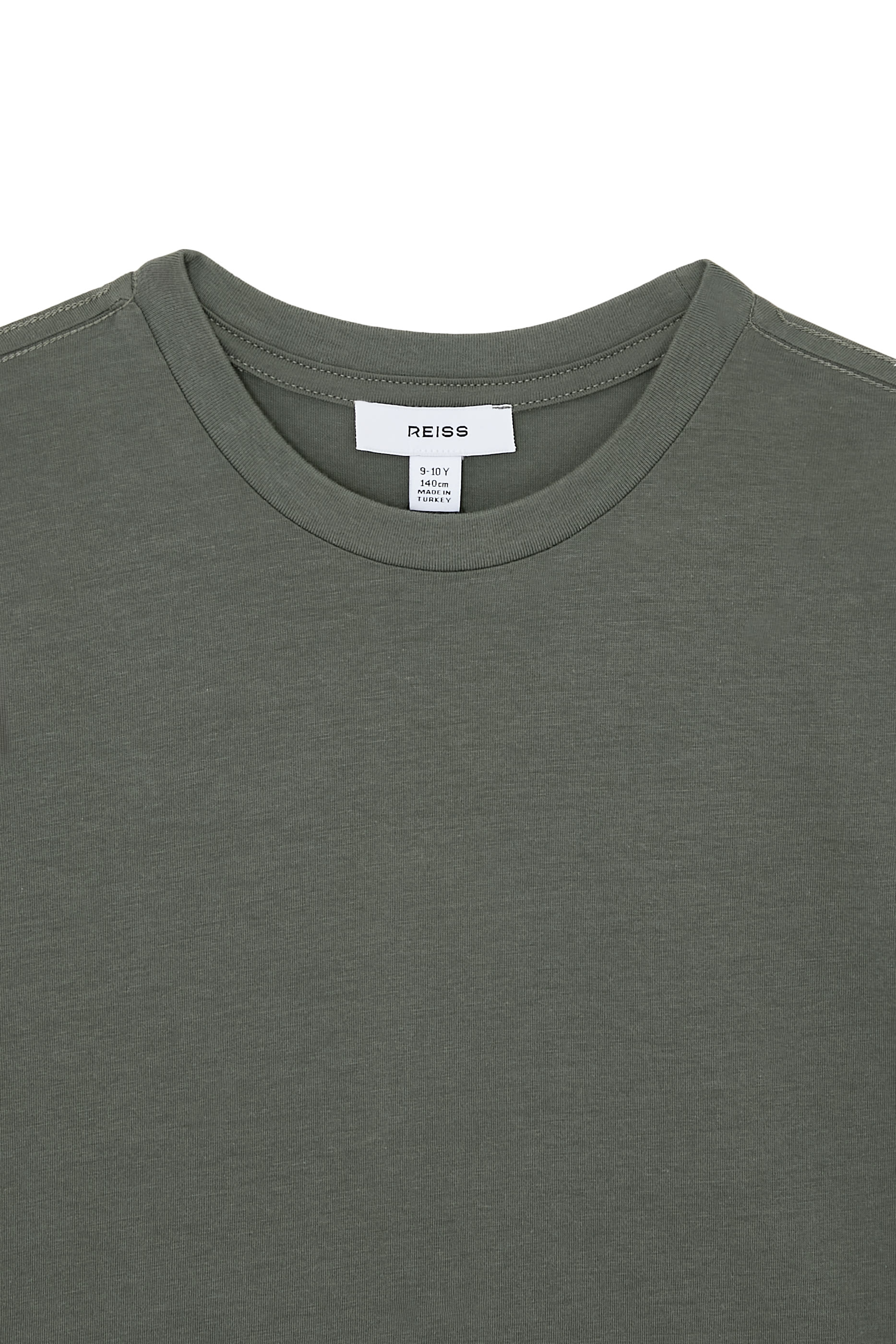 تيشيرت بياقة ضيقة قطن للأطفال