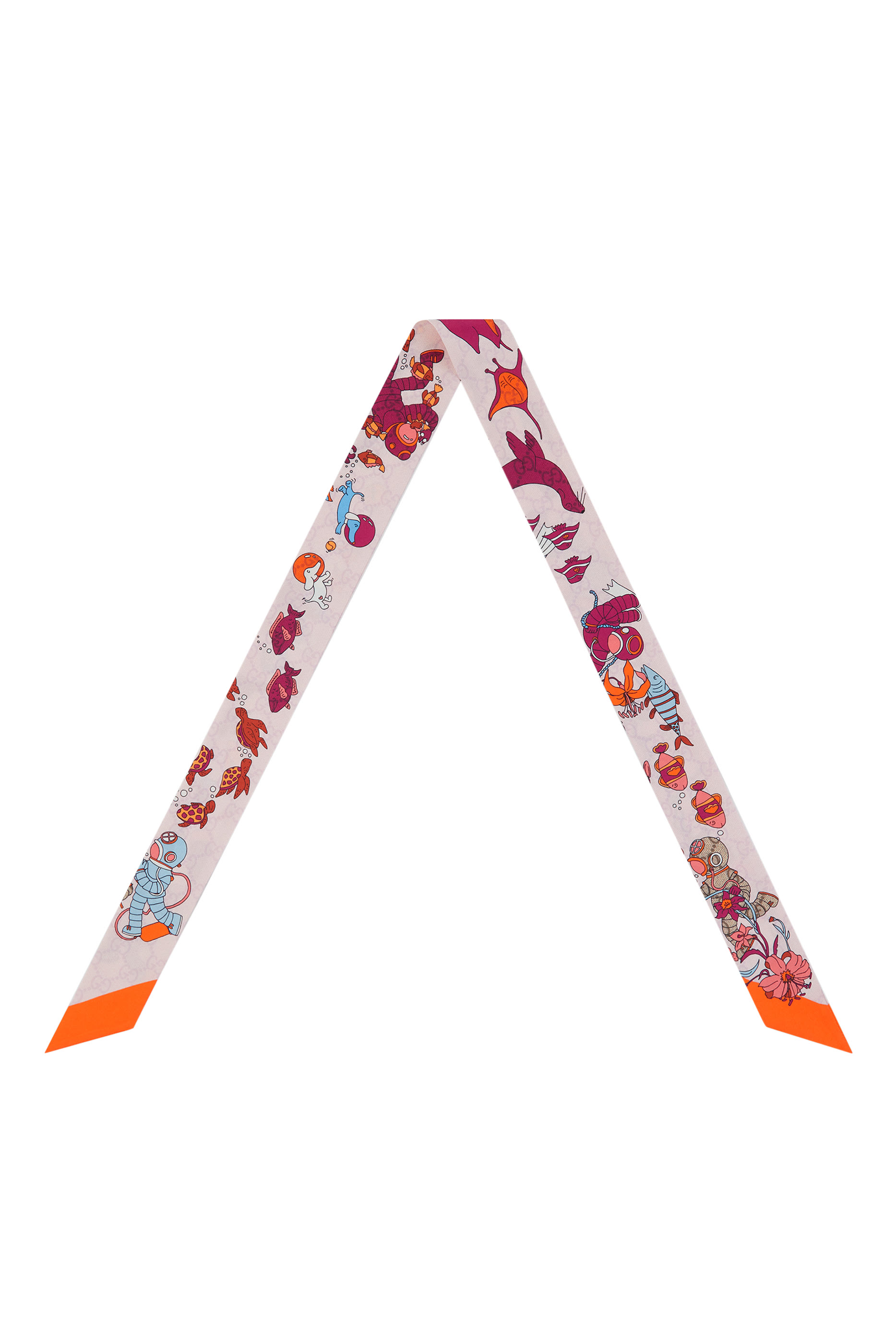 شريط حرير بطبعات