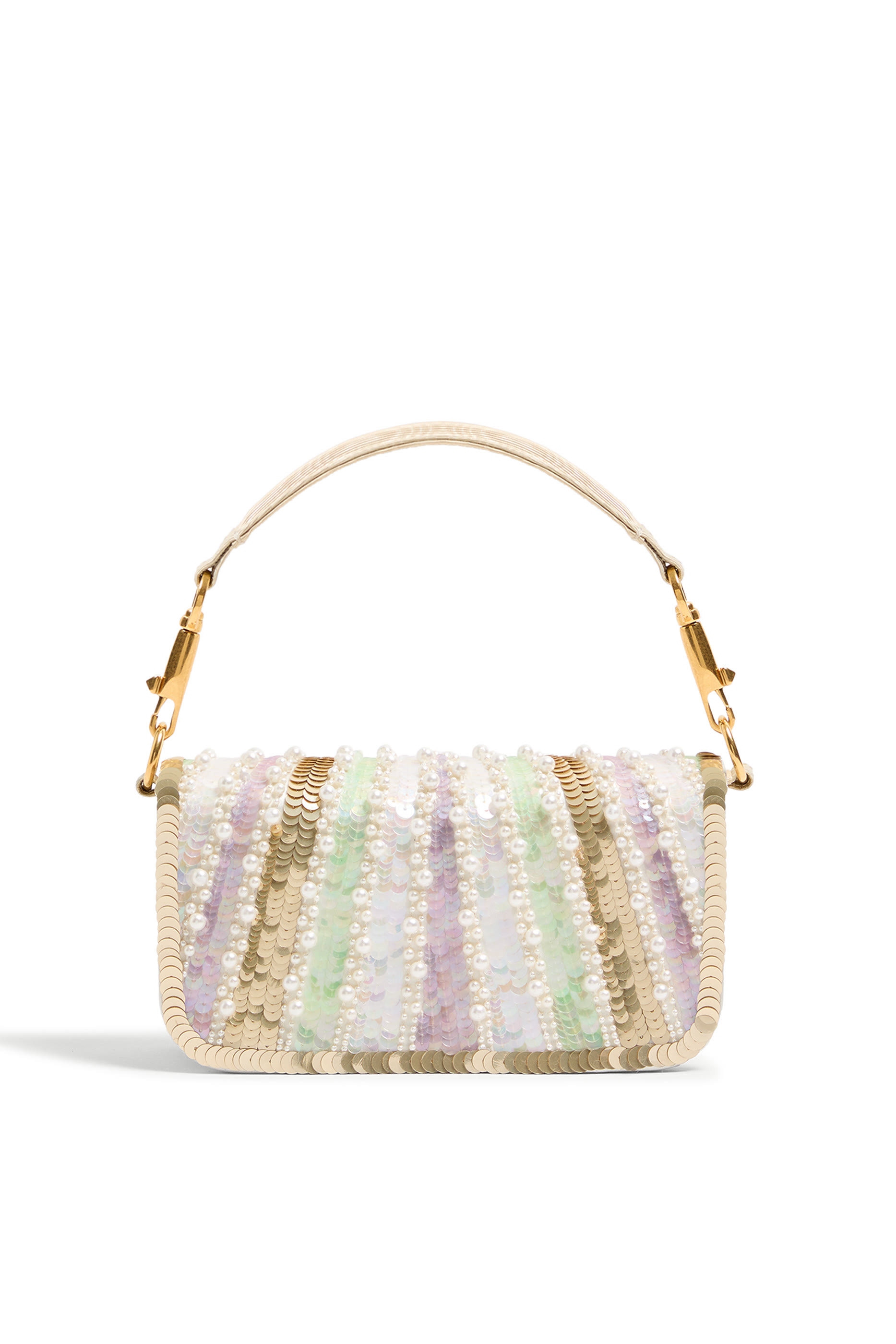 Loc&ograve; Jewel Logo Embroidered Small Shoulder Bag