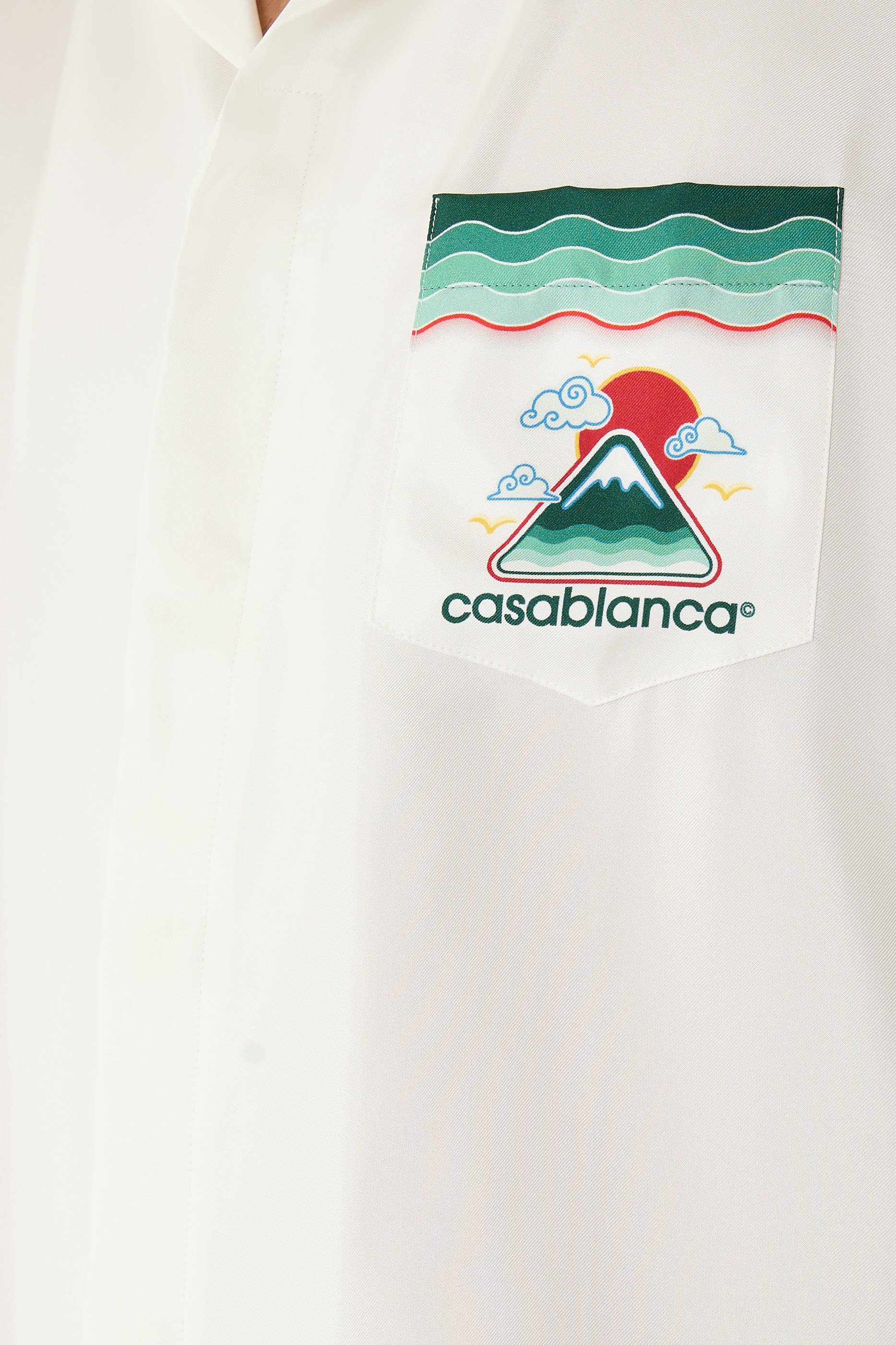 Montagne Ondulée Silk Shirt