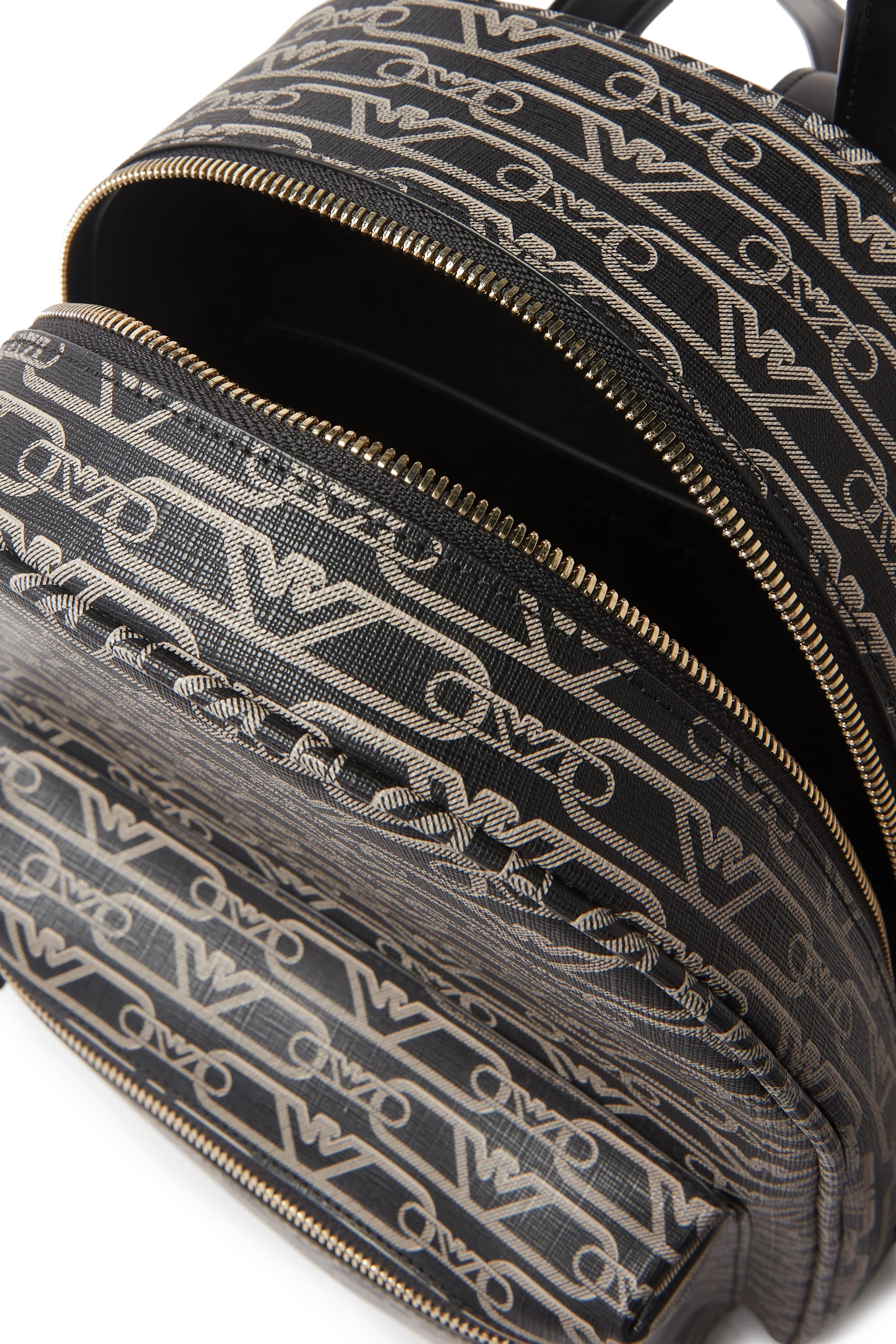 حقيبة ظهر بشعار الماركة بالكامل