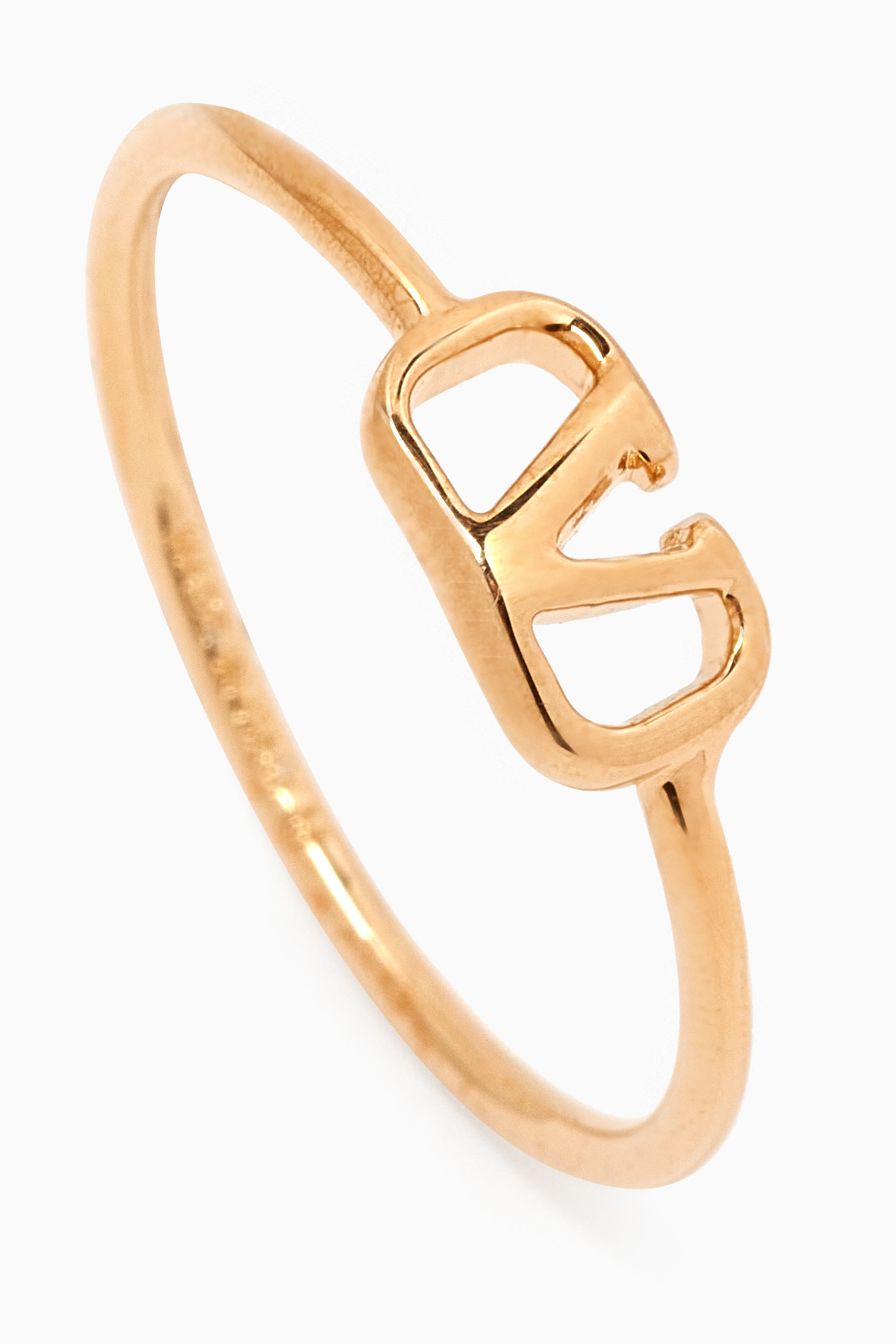 خاتم بشعار V معدن