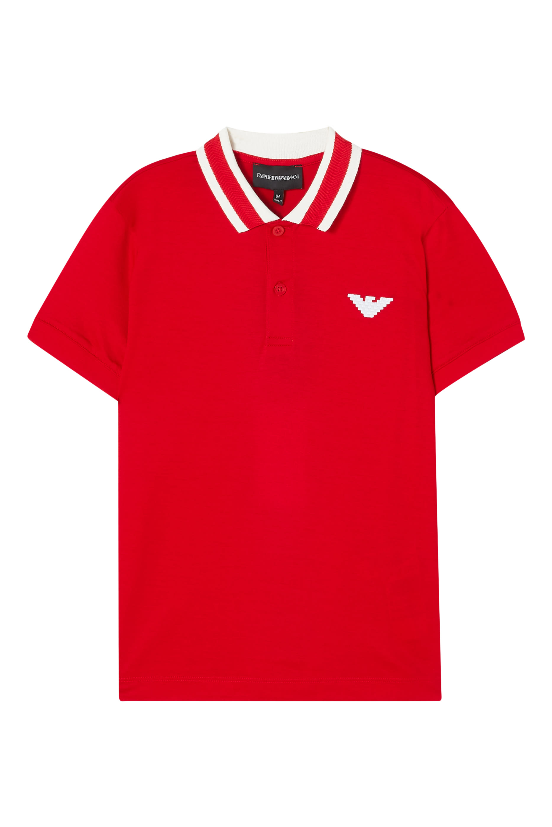 قميص بولو بشعار الماركة للأطفال