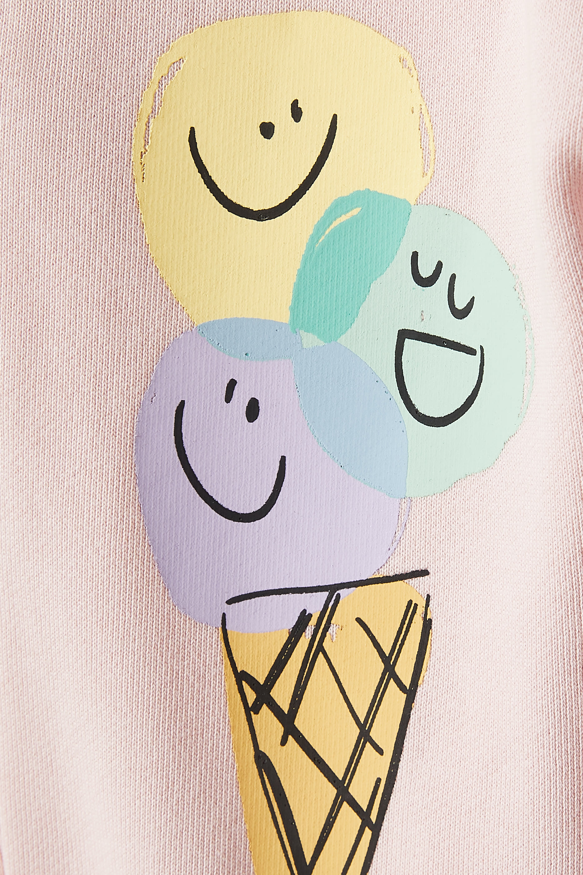 بنطال رياضي بنقشة ايس كريم للأطفال