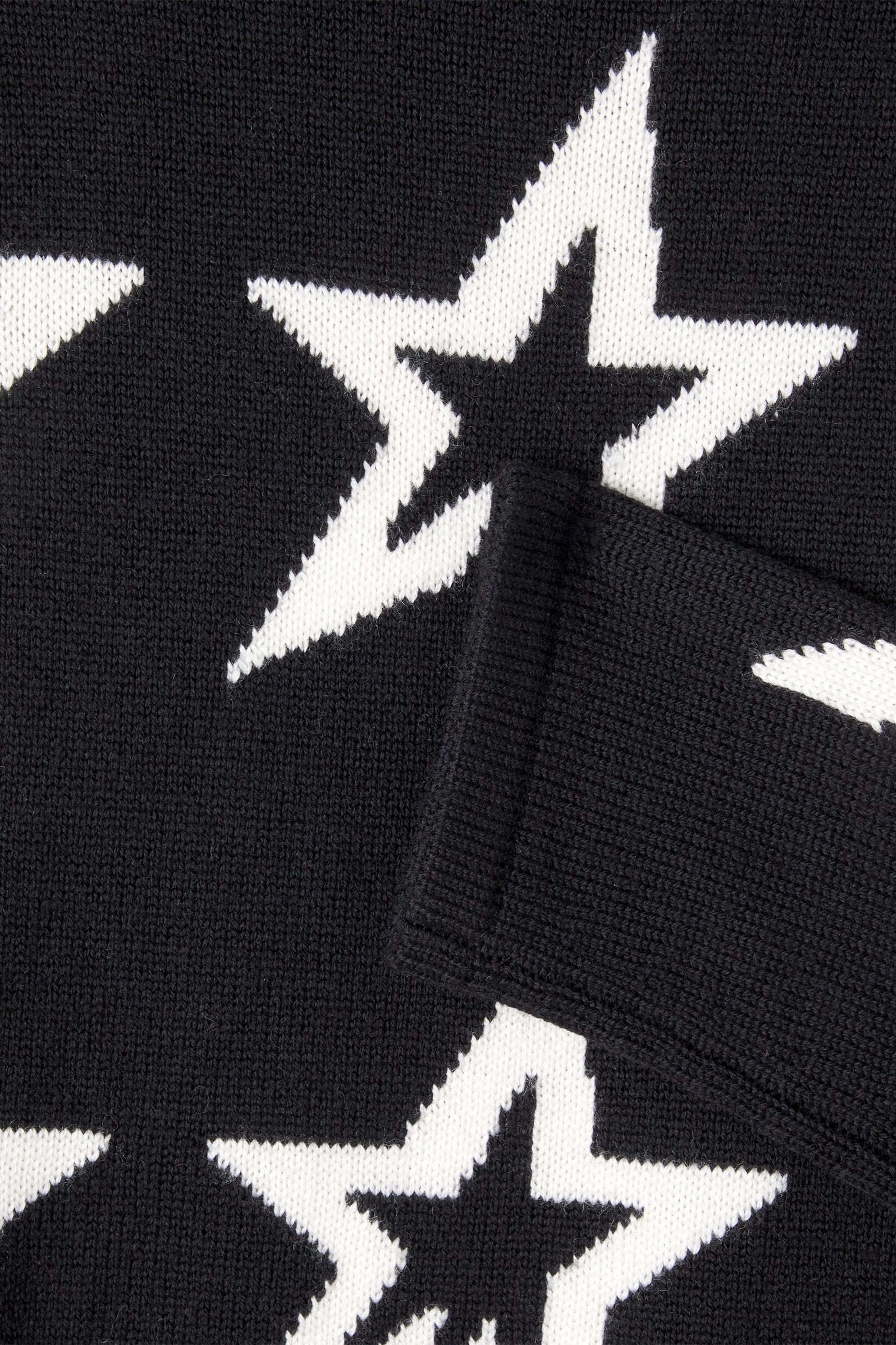 كنزة برقع نجوم صوف ميرينو للأطفال