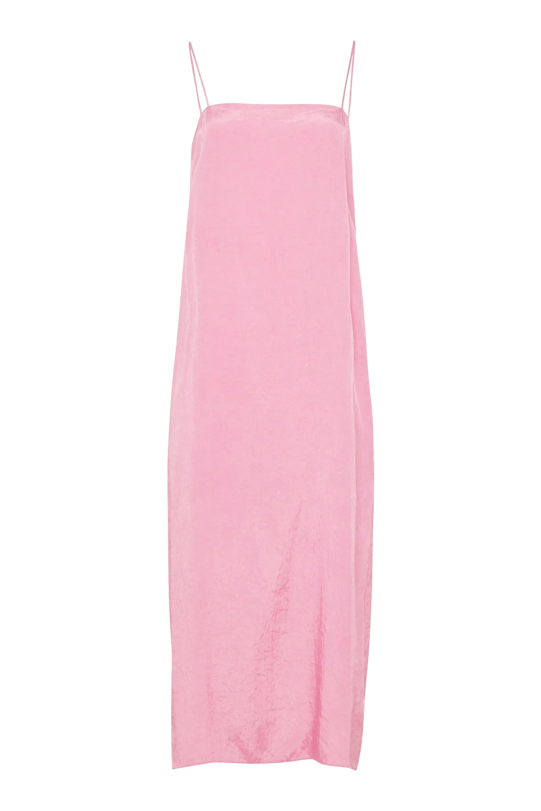 Summer Acetate Crinkle Slip Dress