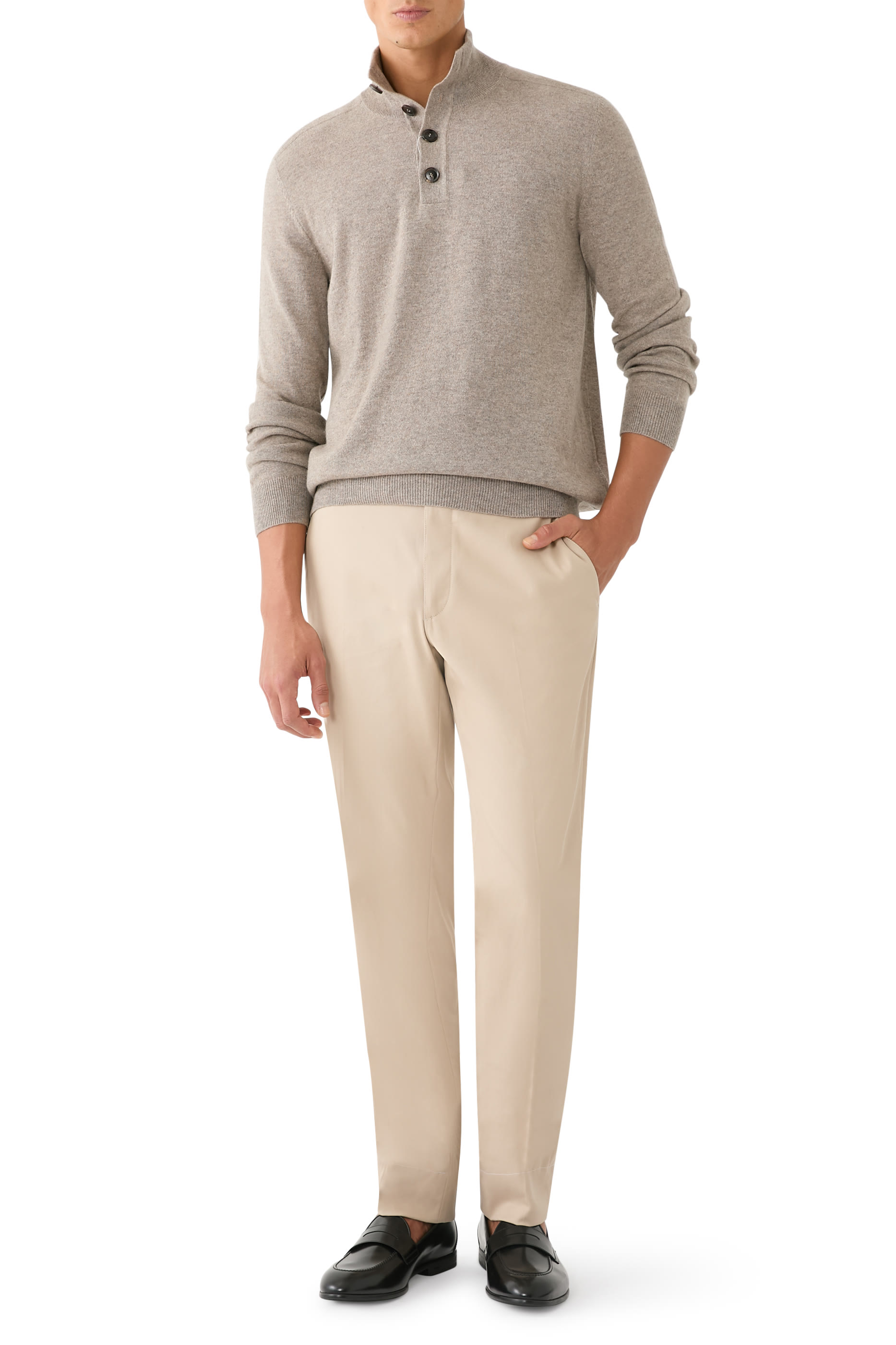 بنطال بيينزا قطن عضوي مطاطي