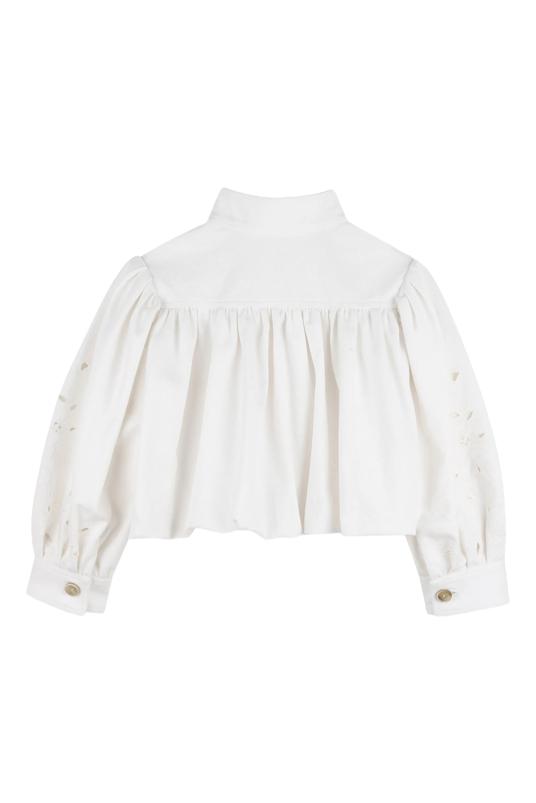 جاكيت بتطريزات مقطعة بالليزر قطن للأطفال