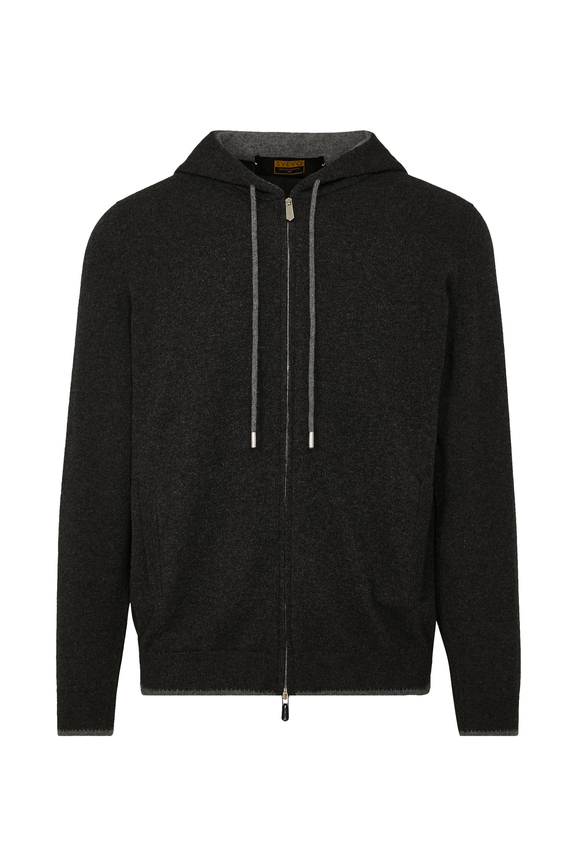 Full-Zip Cashmere Hoodie