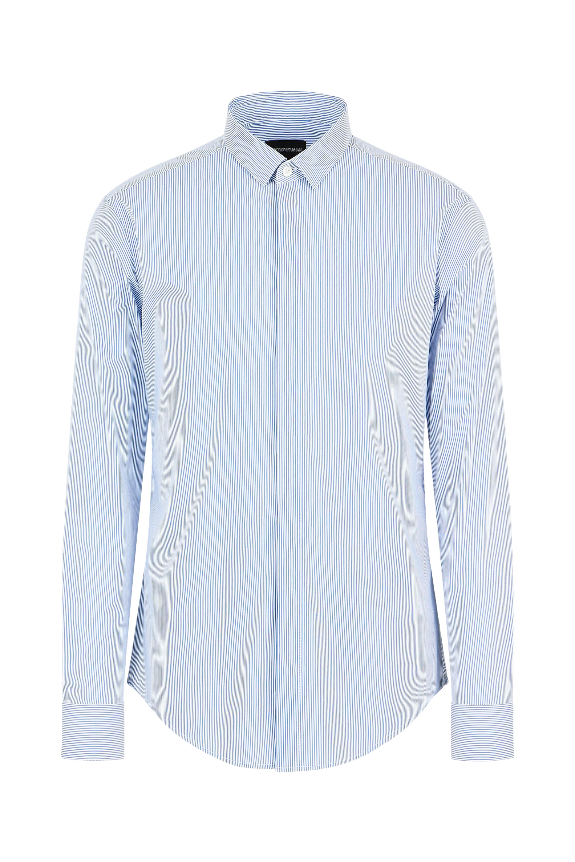 قميص مخطط بأكمام طويلة