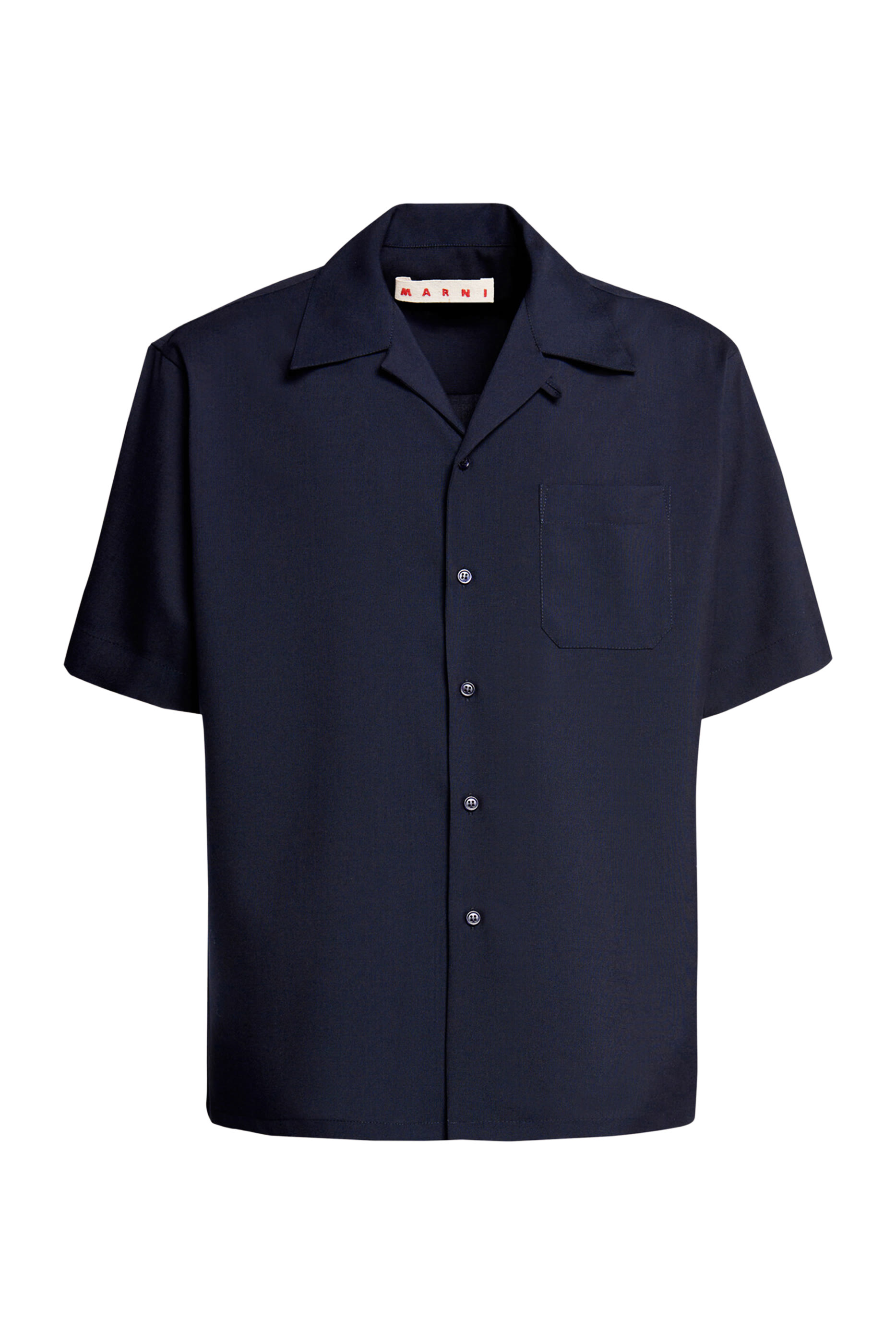 قميص بولينغ صوف خفيف