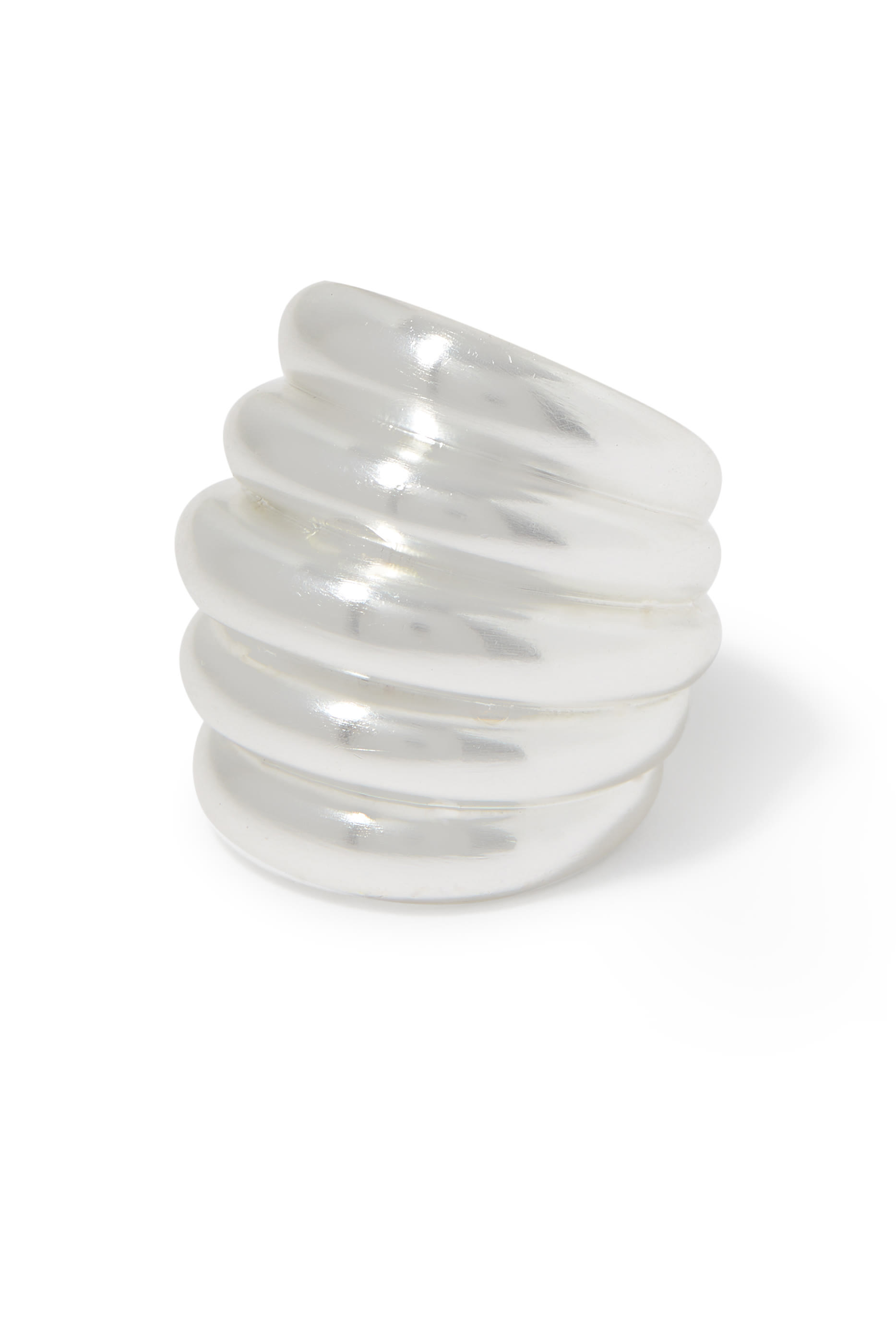 خاتم ريبيد مضلع، نحاس مطلي بفضة خاتم ريبيد مضلع، نحاس مطلي بفضة