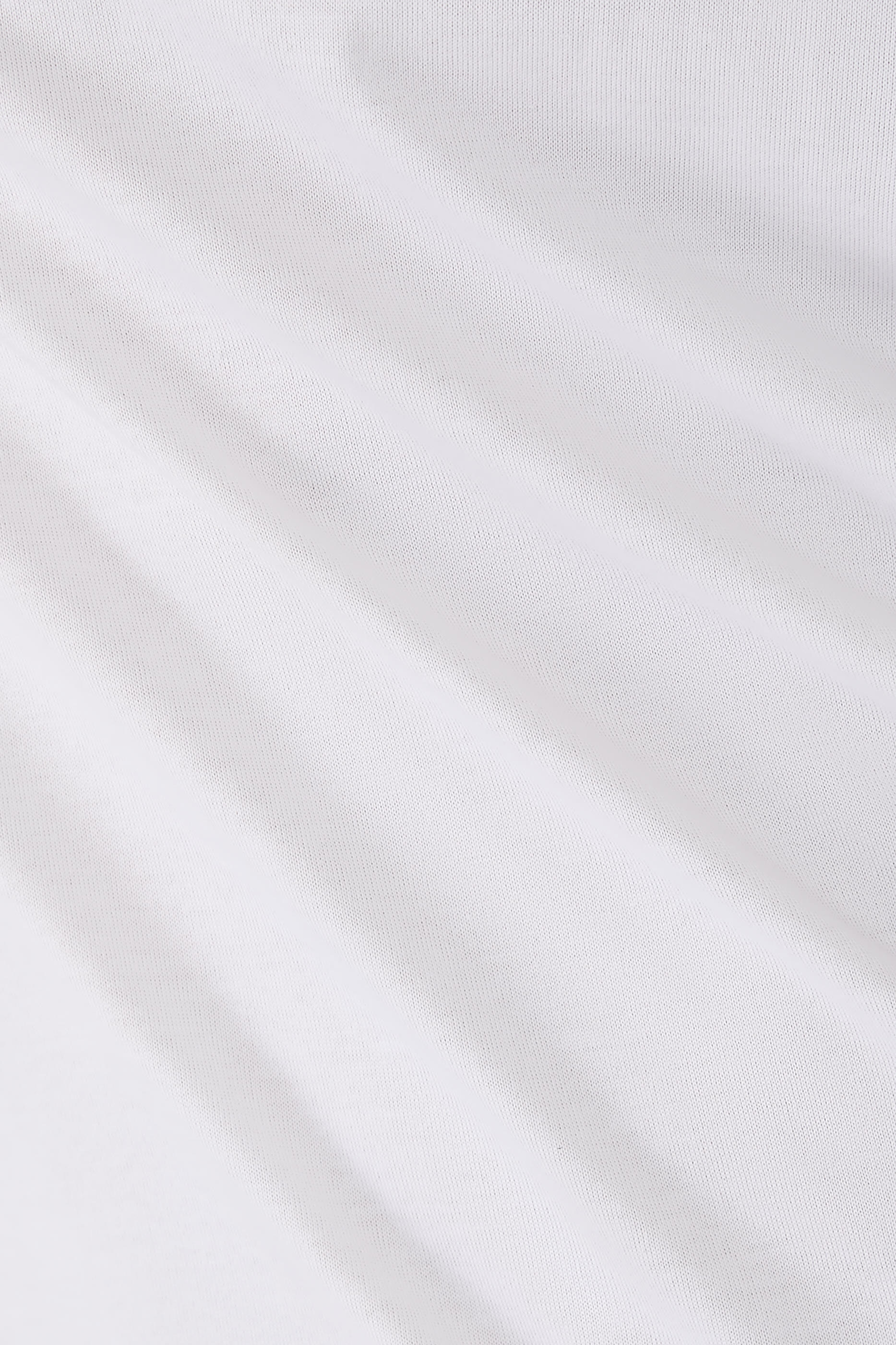 تيشيرت بياقة ضيقة قطن جيرسيه