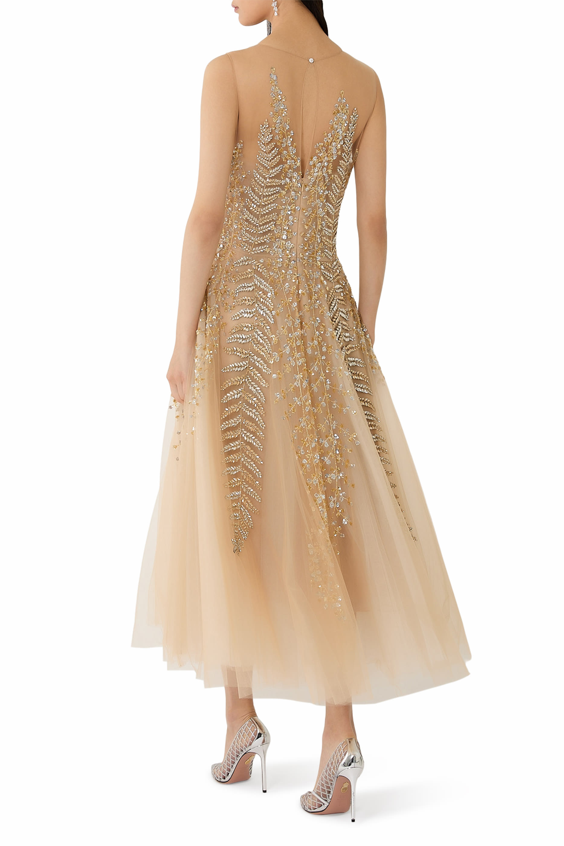  فستان فيرن إيلوجن مطرز كوكتيل 