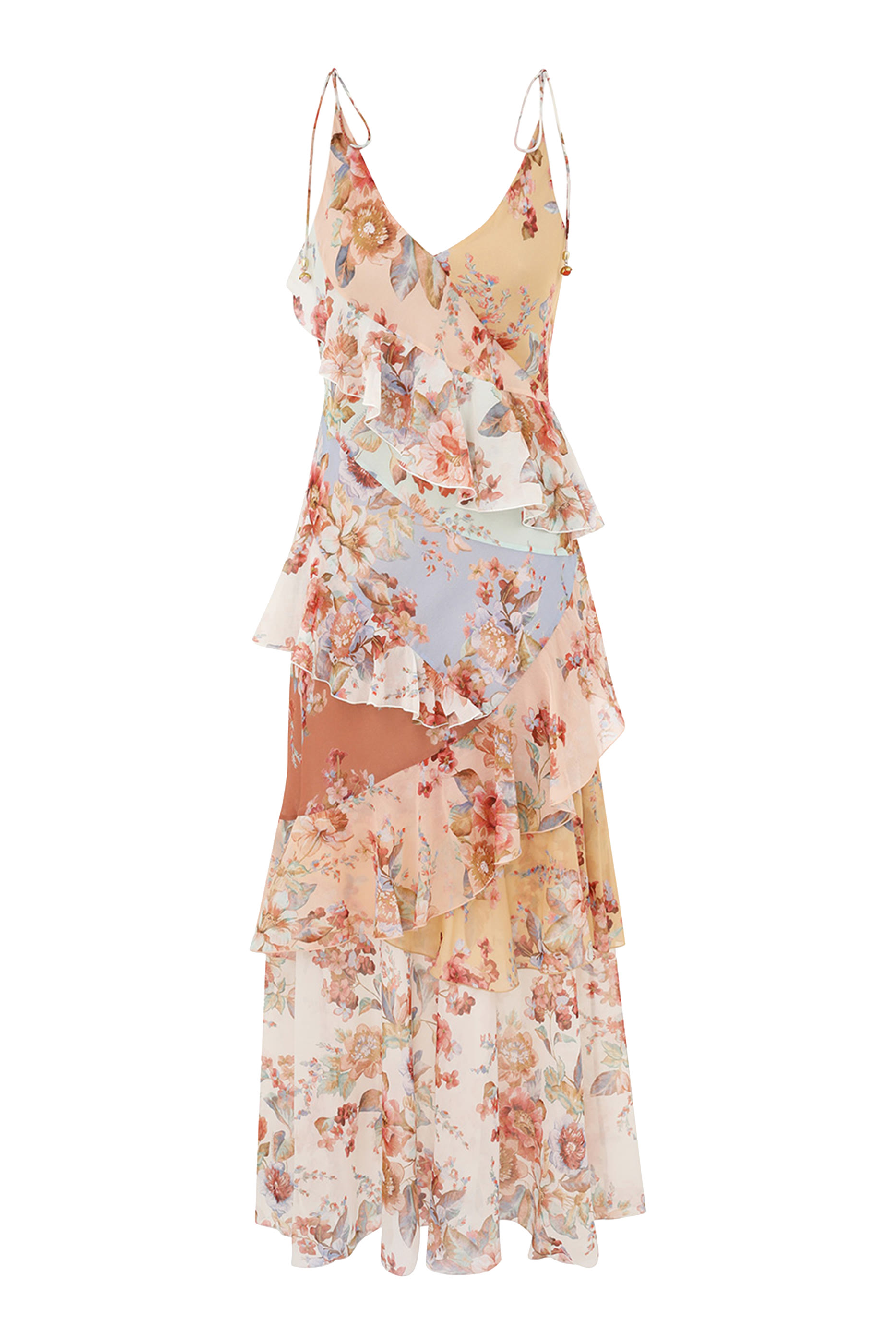 فستان أوكين سهل الارتداء بكشكش