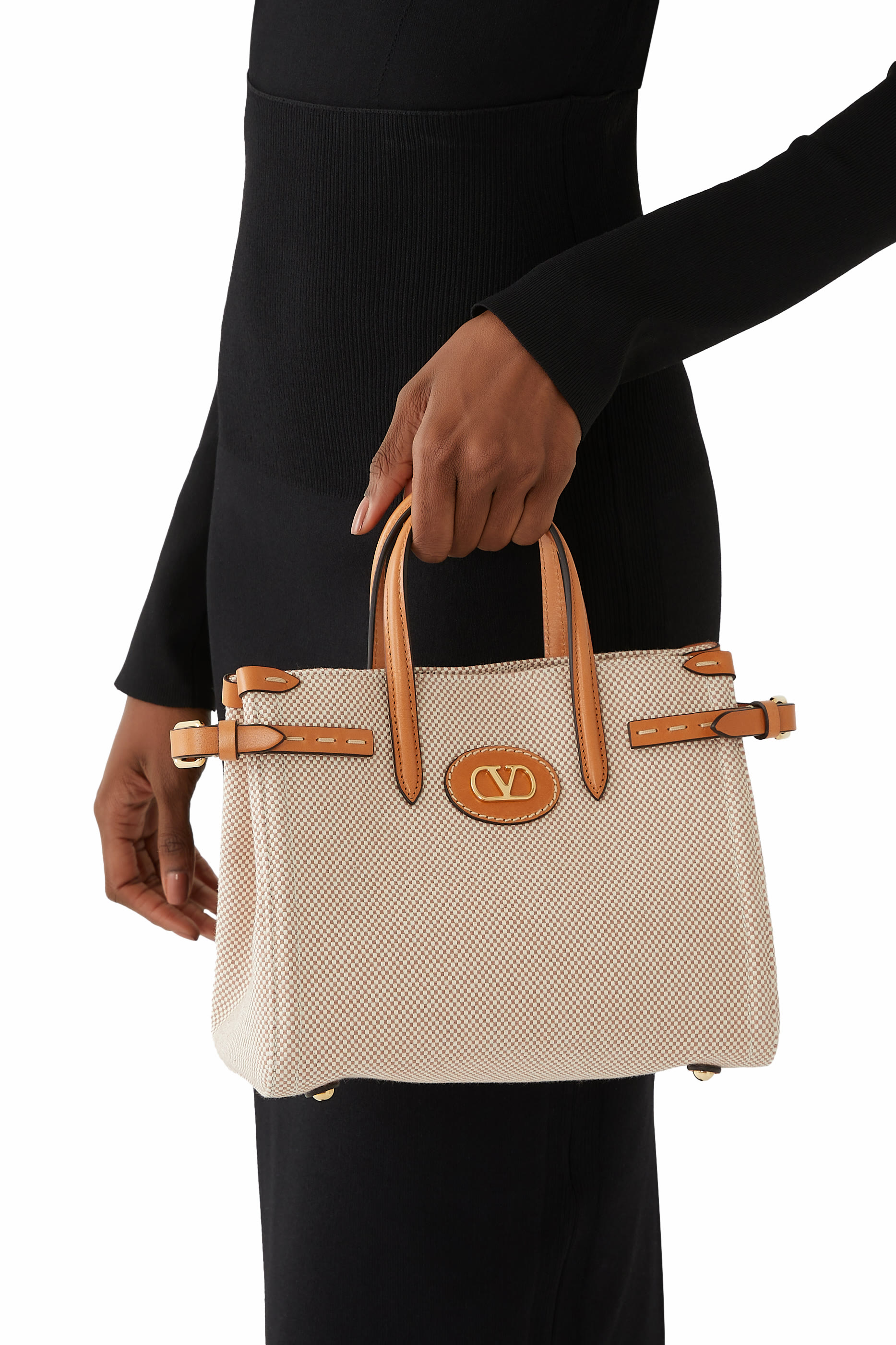 حقيبة يد صغيرة أنتيب قماش قنب