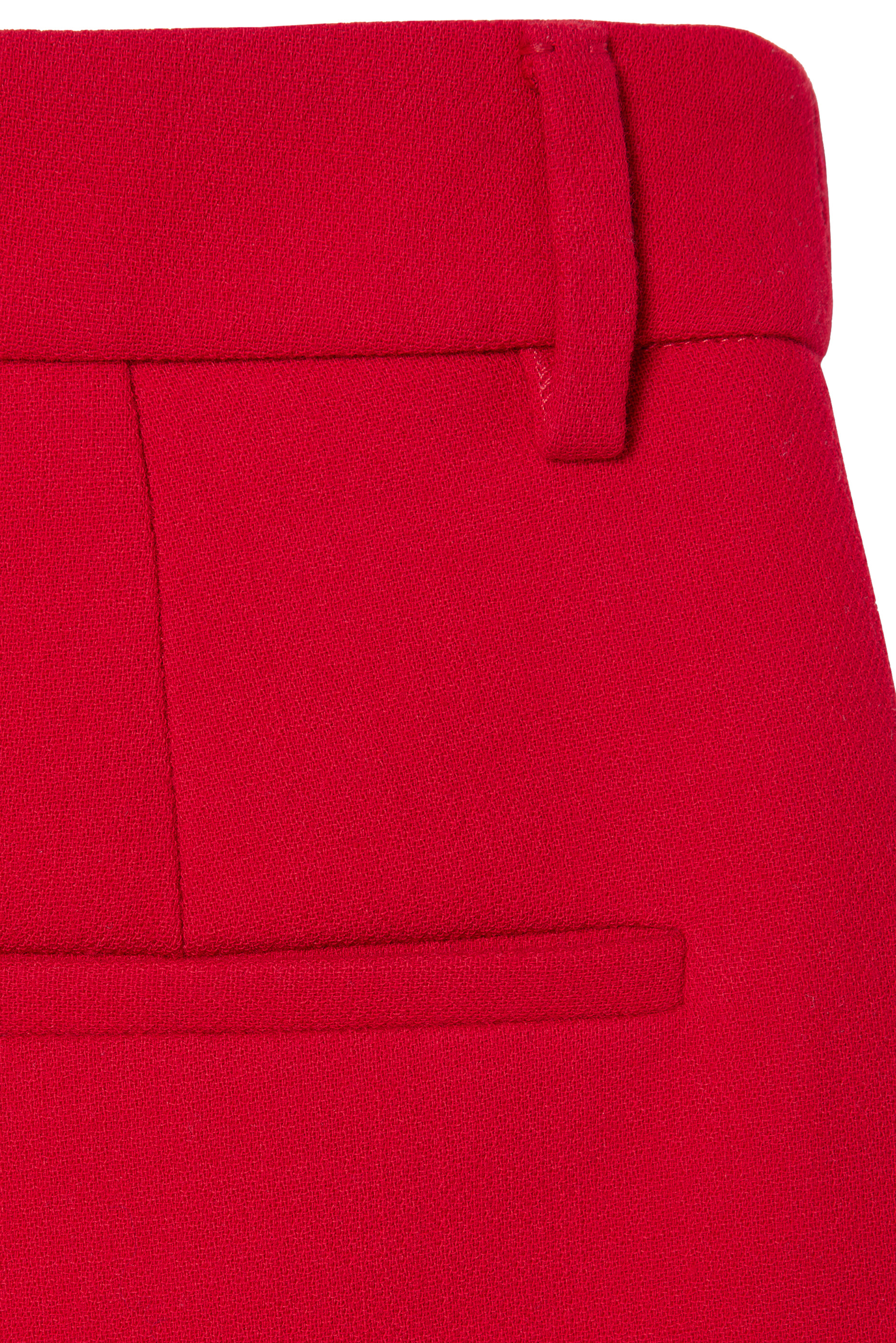 بنطال بزر بتصميم حرفي شعار الماركة كريب صوف