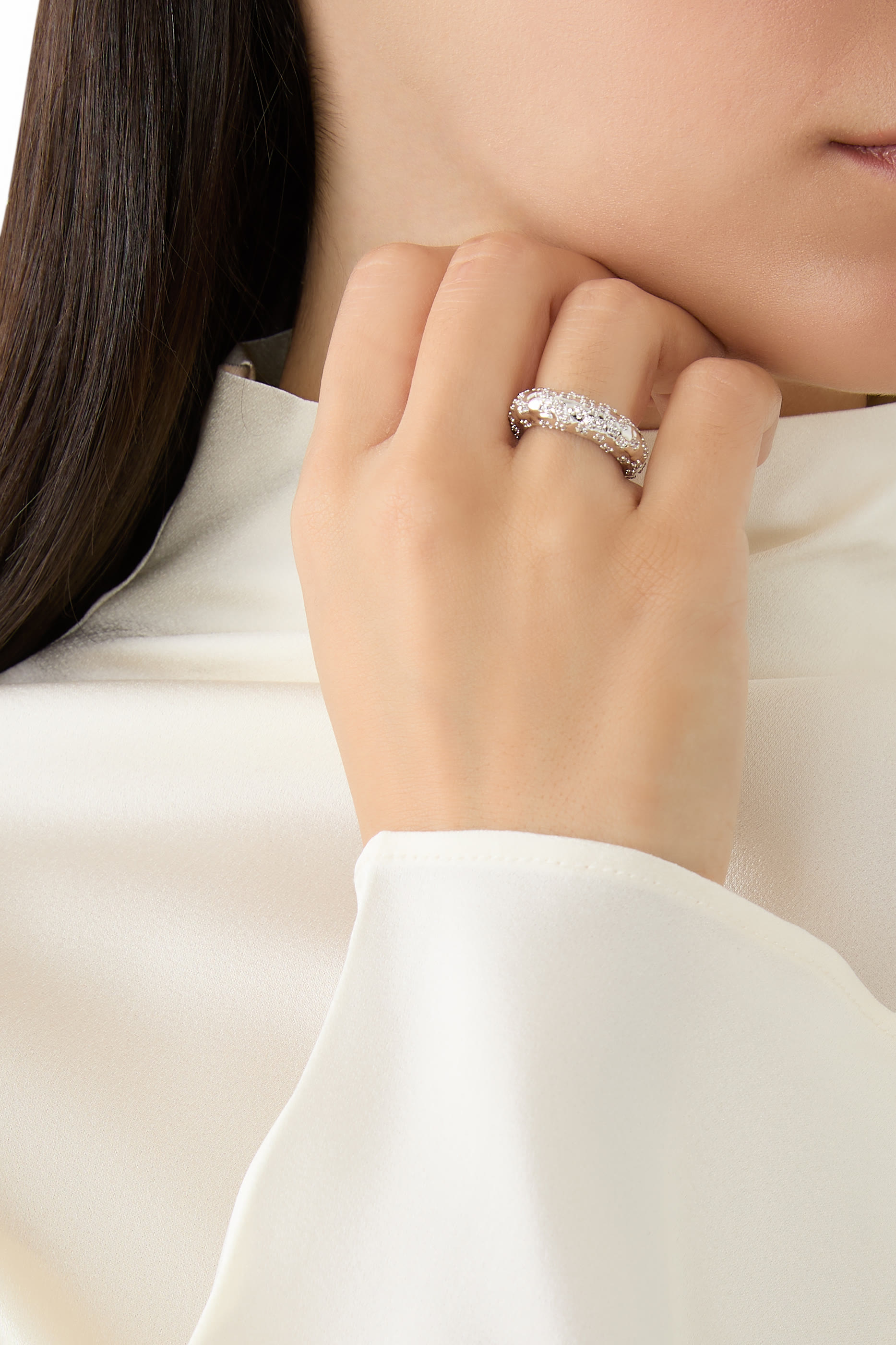 خاتم ليلا، فضة إسترلينية