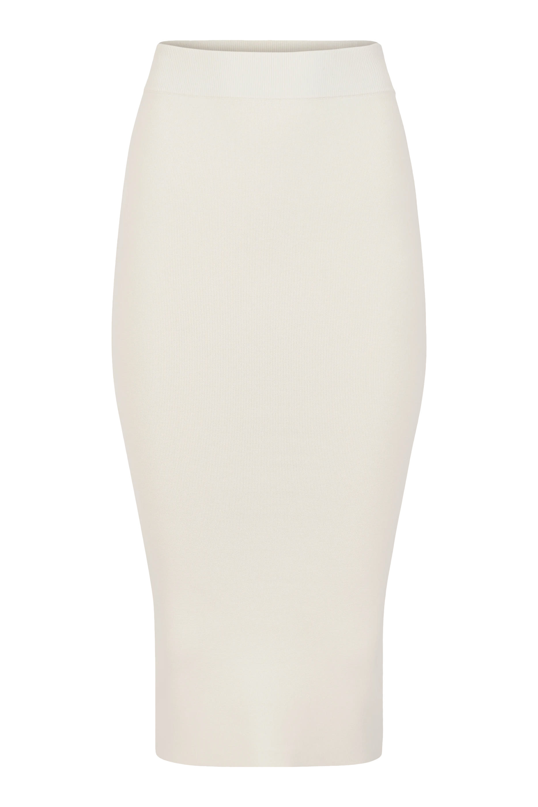 تنورة منسوجة متوسطة الطول