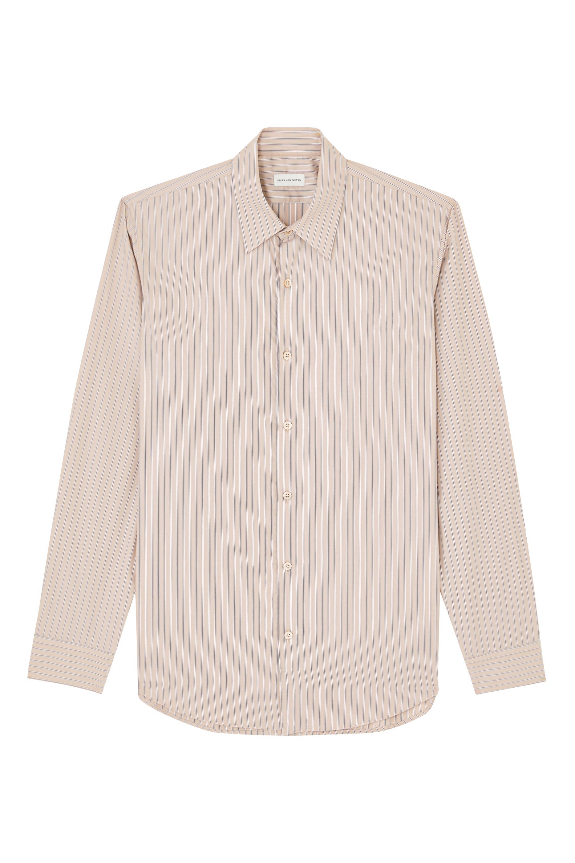  قميص مخطط بأكمام طويلة