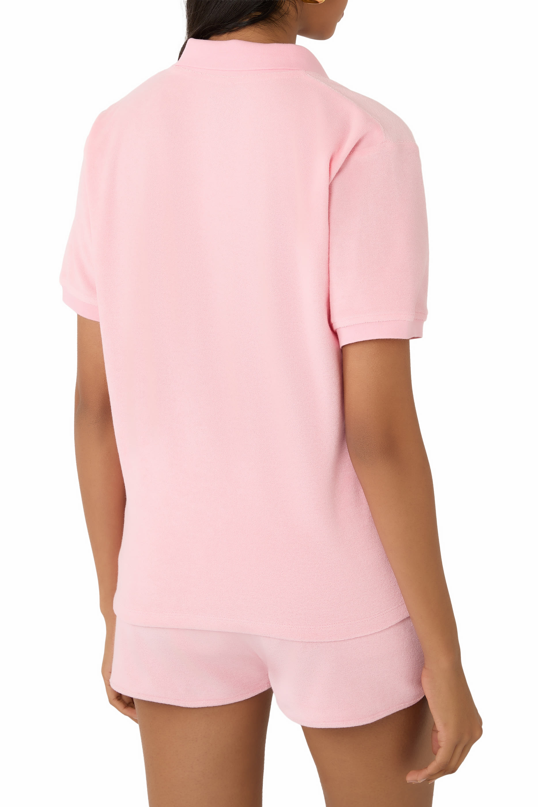 قميص بولو قماش مناشف تيري